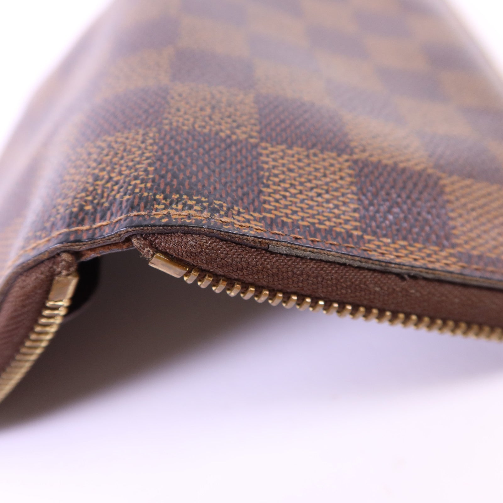 LOUIS VUITTON Damier Zippy Organizer金扣長錢包