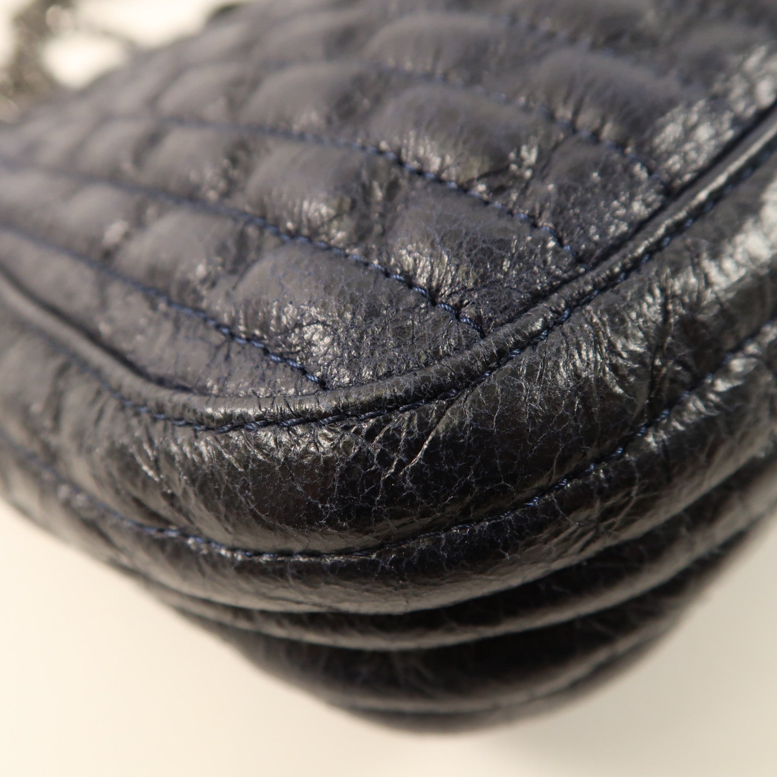 Longchamp 牛皮皮革Chain Shoulder鏈帶肩背袋