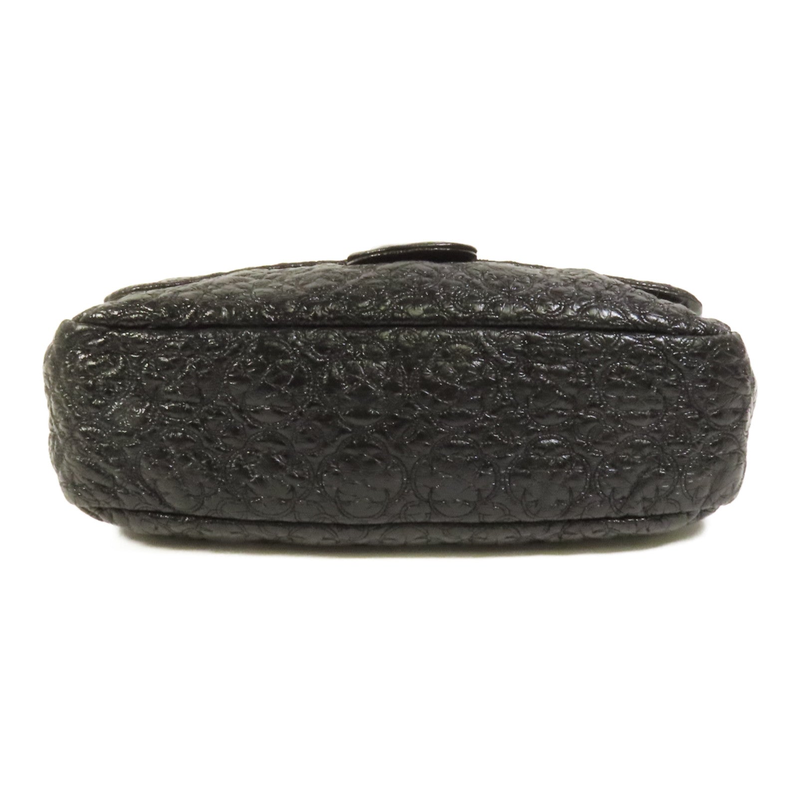 CHANEL 漆皮皮革Chain Shoulder銀扣肩背袋