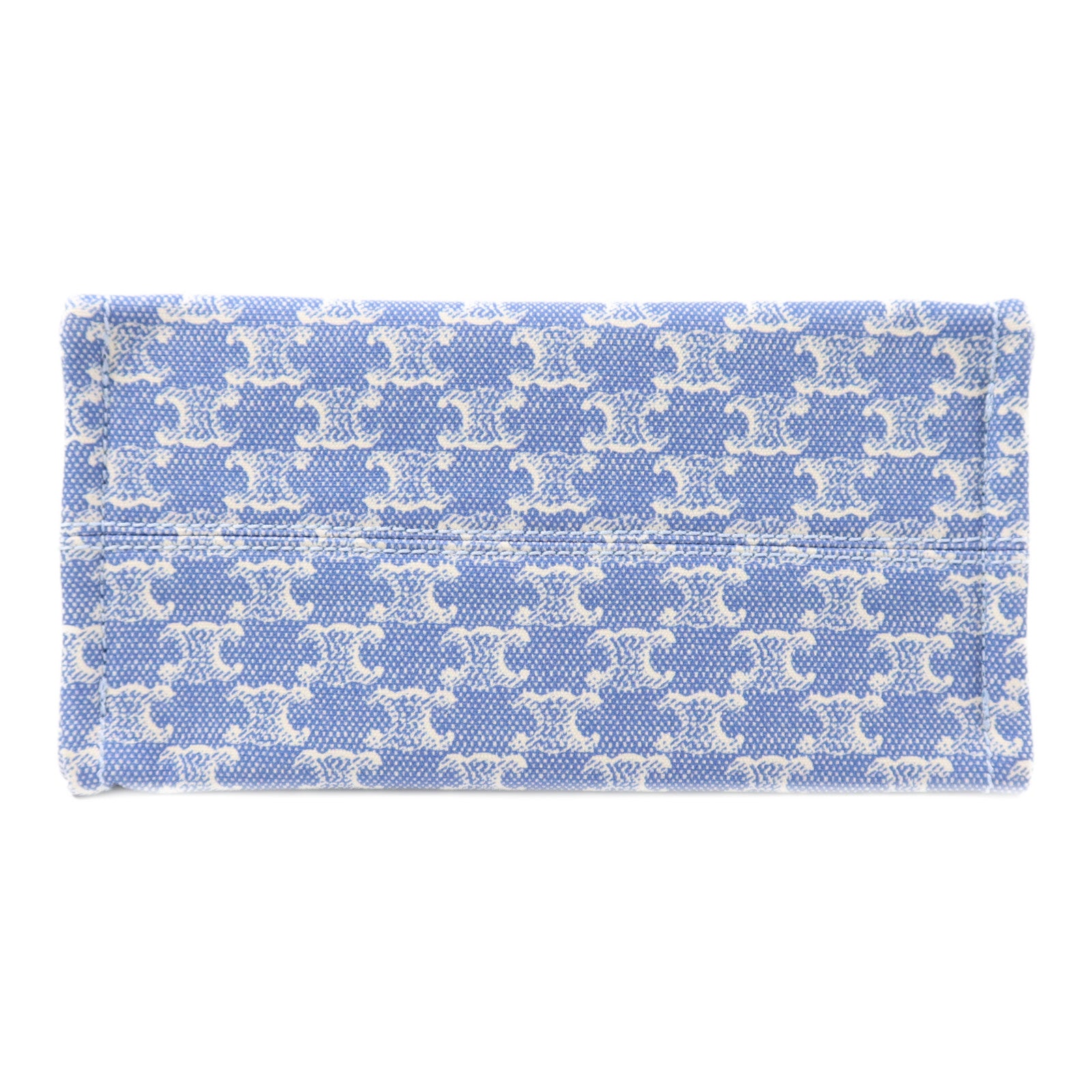 CELINE 帆布Small Cabas Thais金扣手挽肩背兩用袋