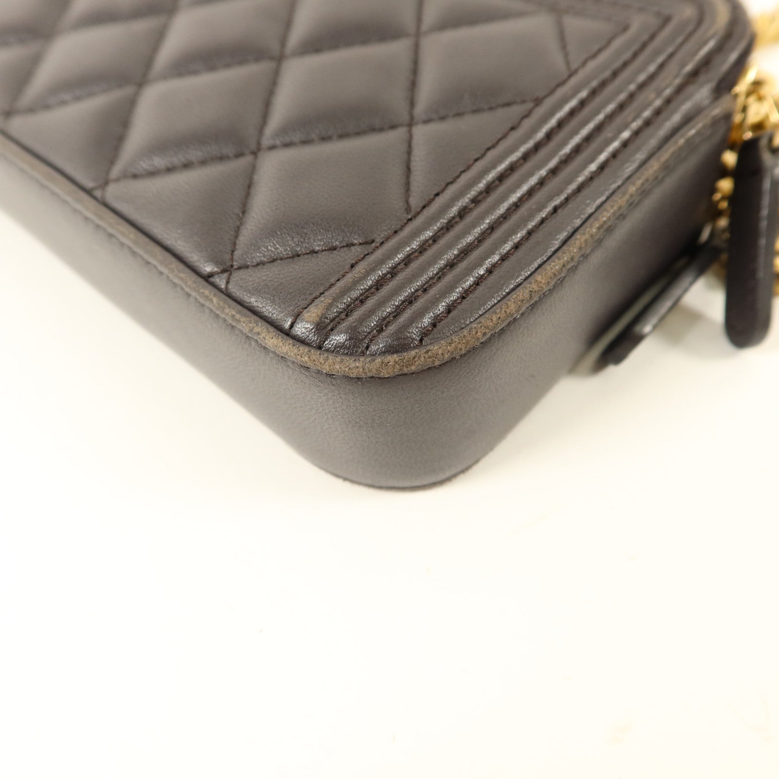 CHANEL 羊皮皮革Chain Shoulder Bag鏈帶肩背袋