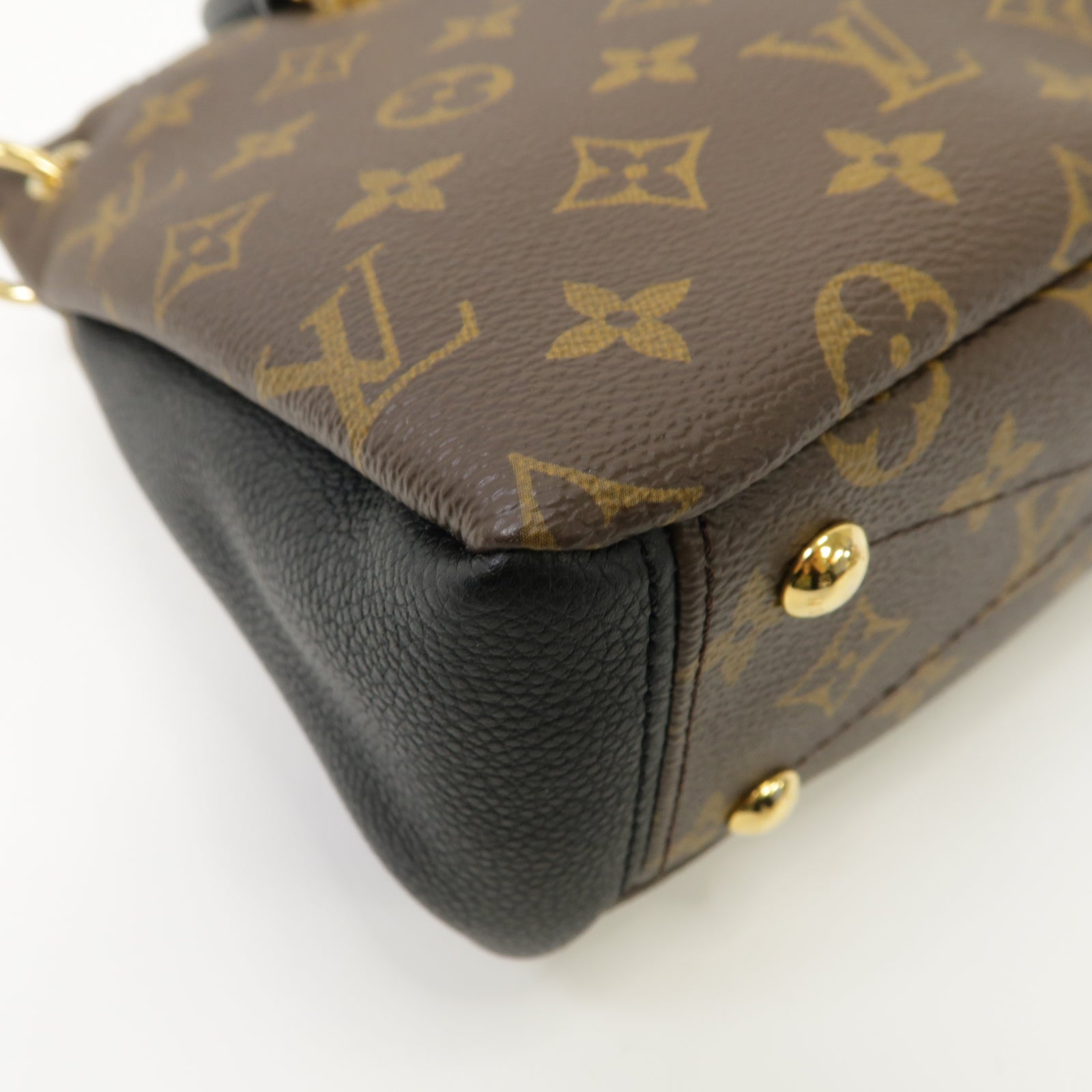 LOUIS VUITTON 【激減優惠】Monogram Pallas BB 2 Way Shoulder金扣手挽肩背兩用袋啡色
