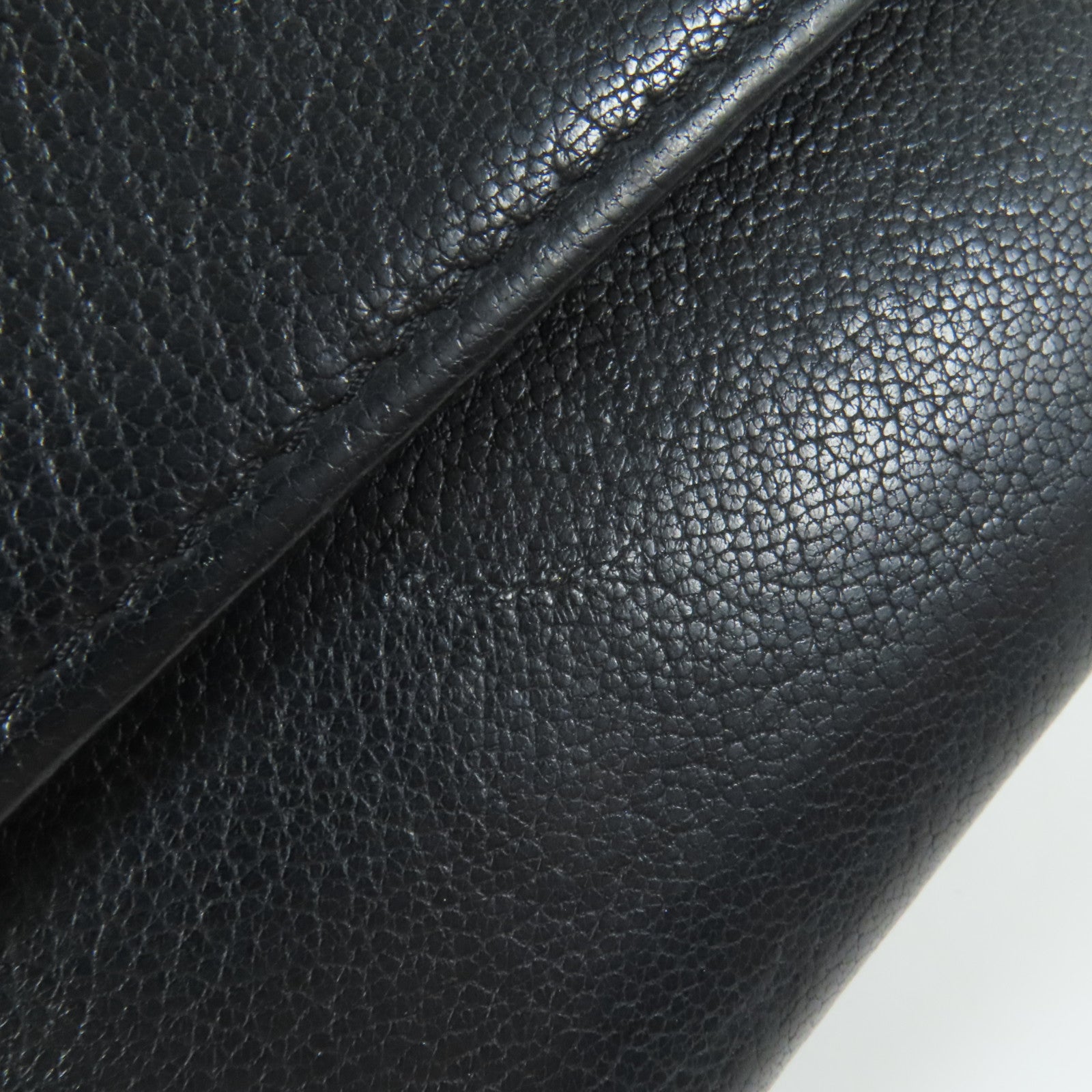 CHANEL 牛皮皮革Long Wallet金扣長錢包