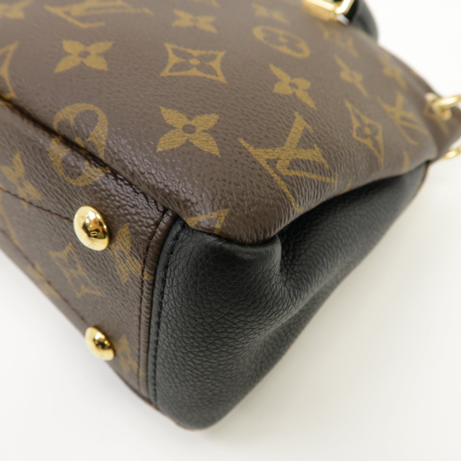 LOUIS VUITTON 【激減優惠】Monogram Pallas BB 2 Way Shoulder金扣手挽肩背兩用袋啡色