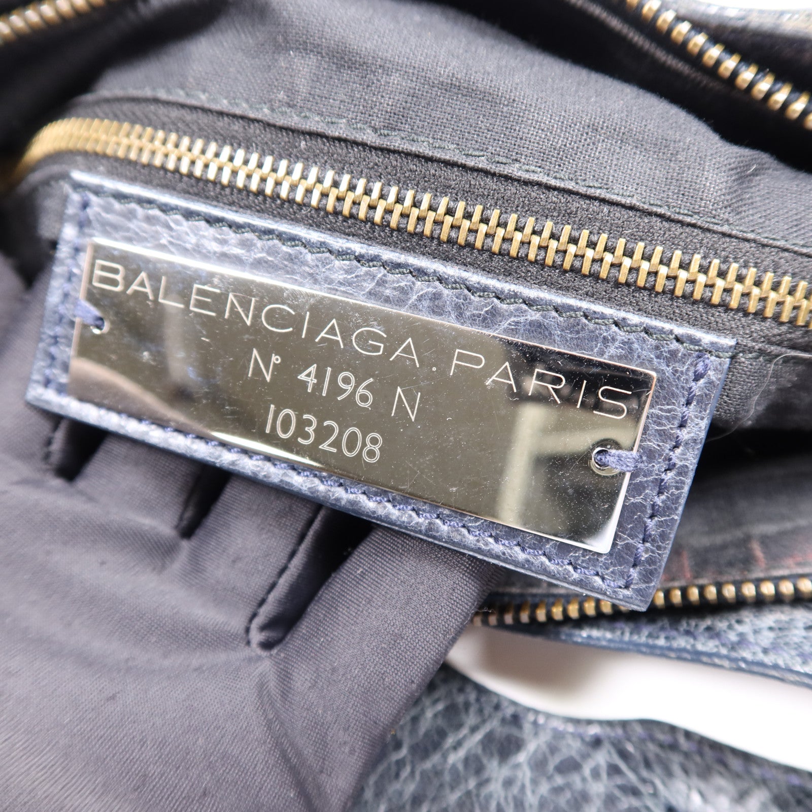 BALENCIAGA 牛皮皮革First金扣手挽肩背兩用袋