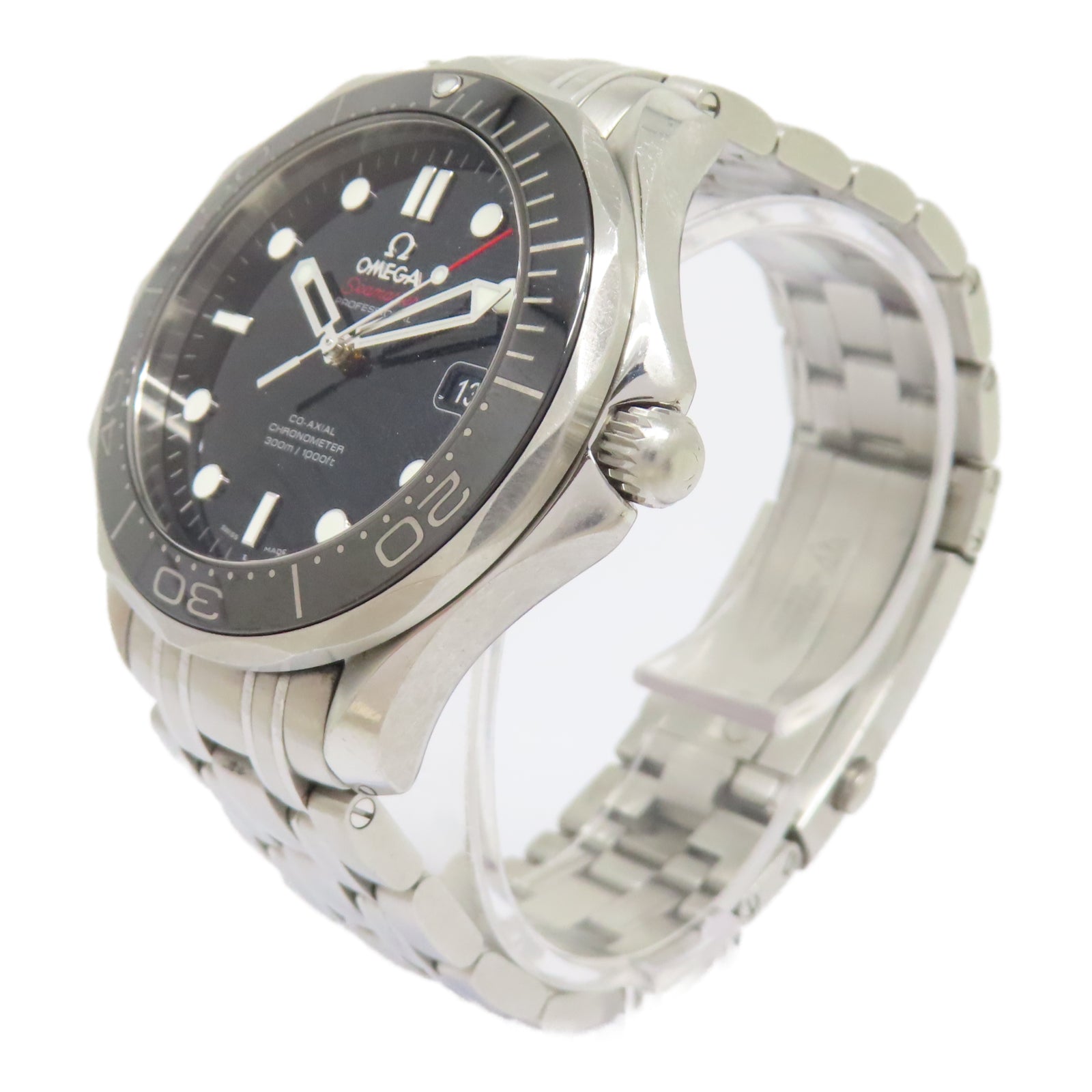 OMEGA Seamaster Diver 300M不鏽鋼手錶自動機芯黑色