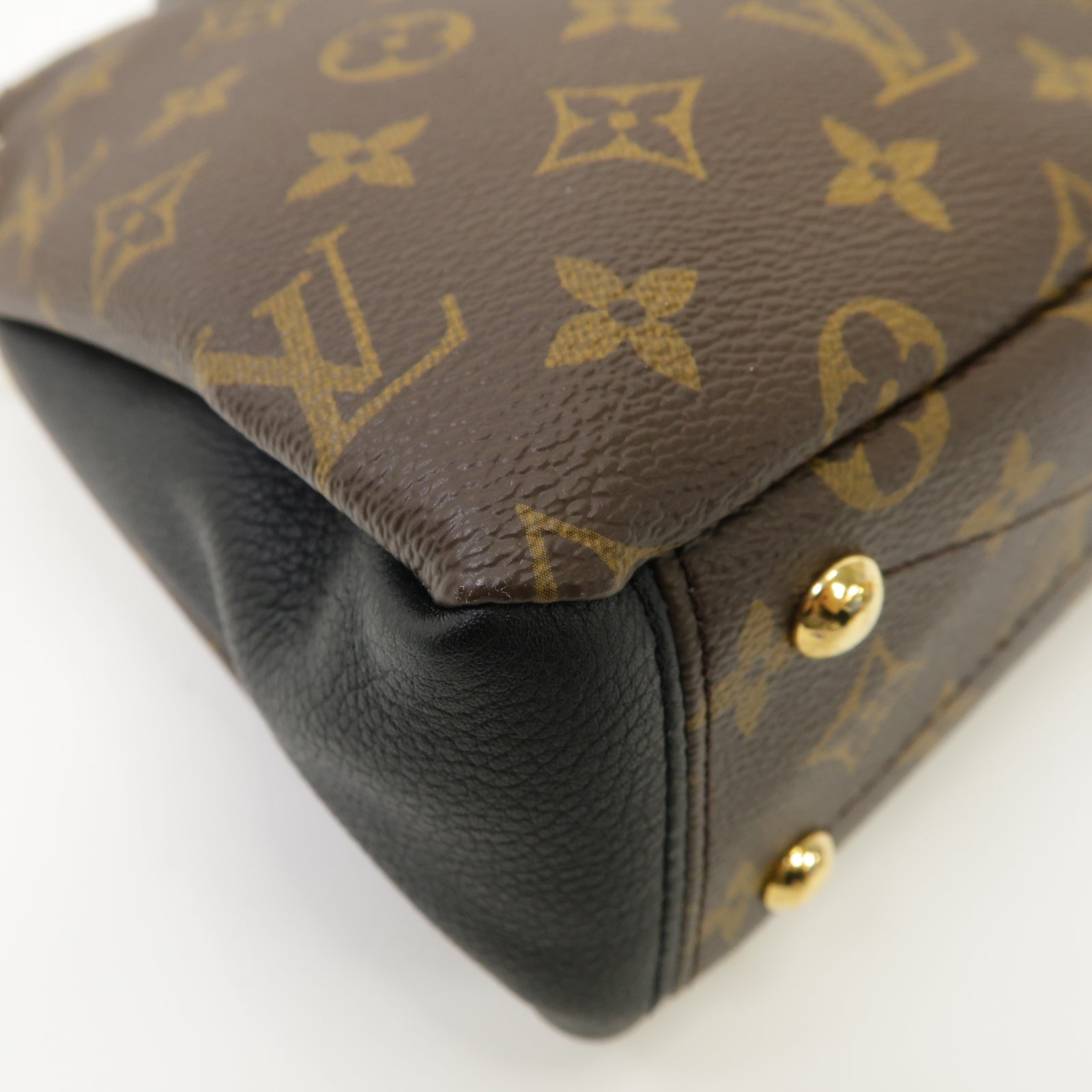 LOUIS VUITTON 【激減優惠】Monogram Pallas BB 2 Way Shoulder金扣手挽肩背兩用袋啡色