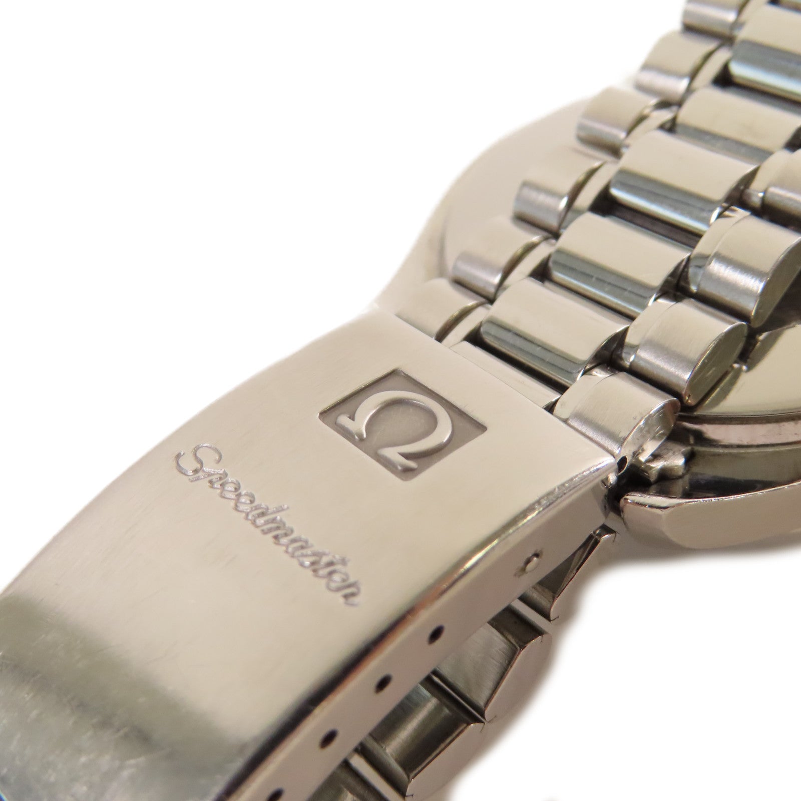 OMEGA Speedmaster Watch不鏽鋼自動機芯手錶黑色/銀色