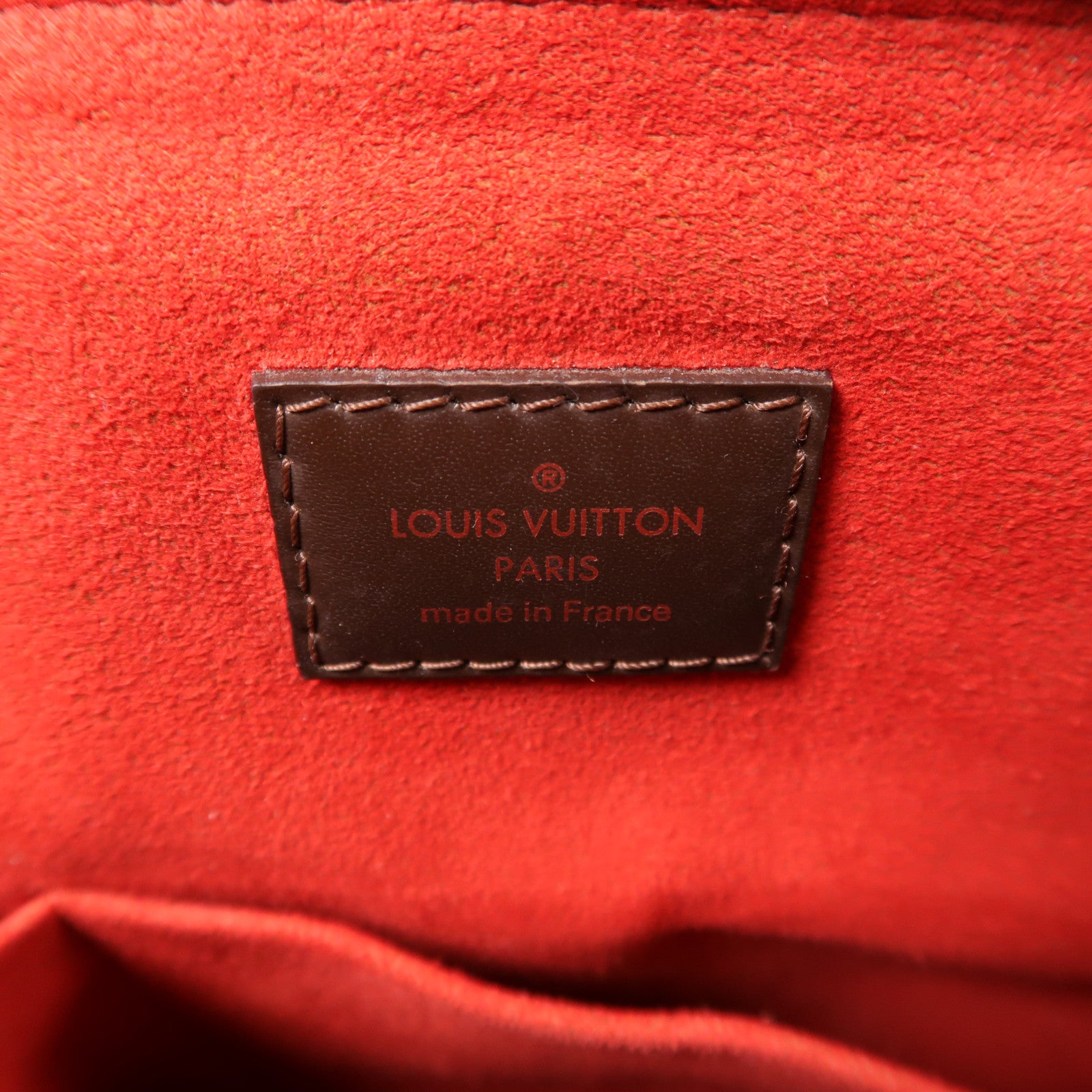 LOUIS VUITTON 【激減優惠】Damier Trevi金扣手挽肩背兩用袋棕色