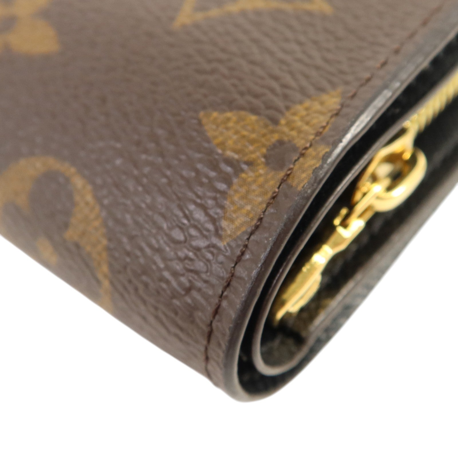 LOUIS VUITTON Monogram Reverse Juliette金扣錢包