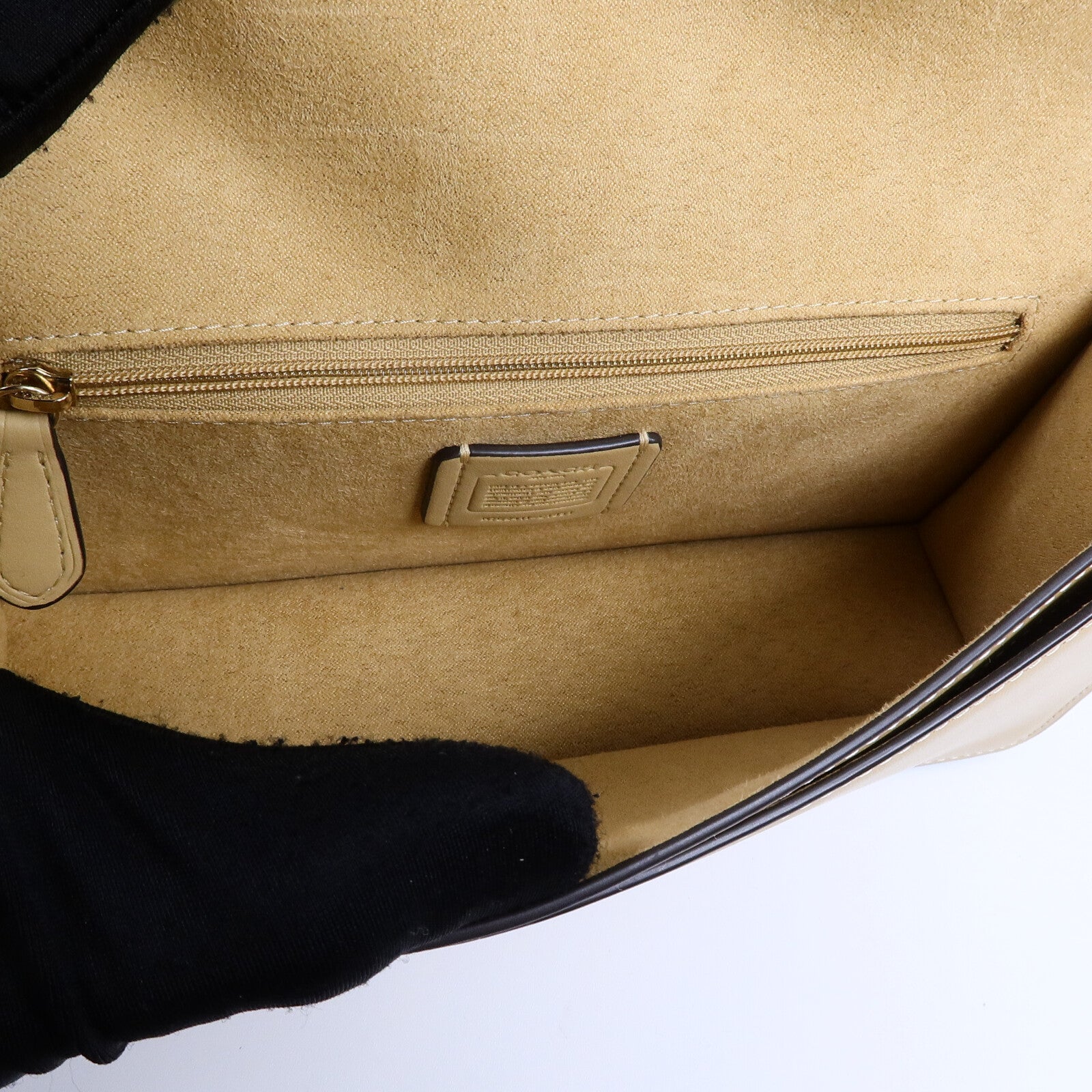 COACH 牛皮皮革Eliza Flap Crossbody手挽肩背兩用袋