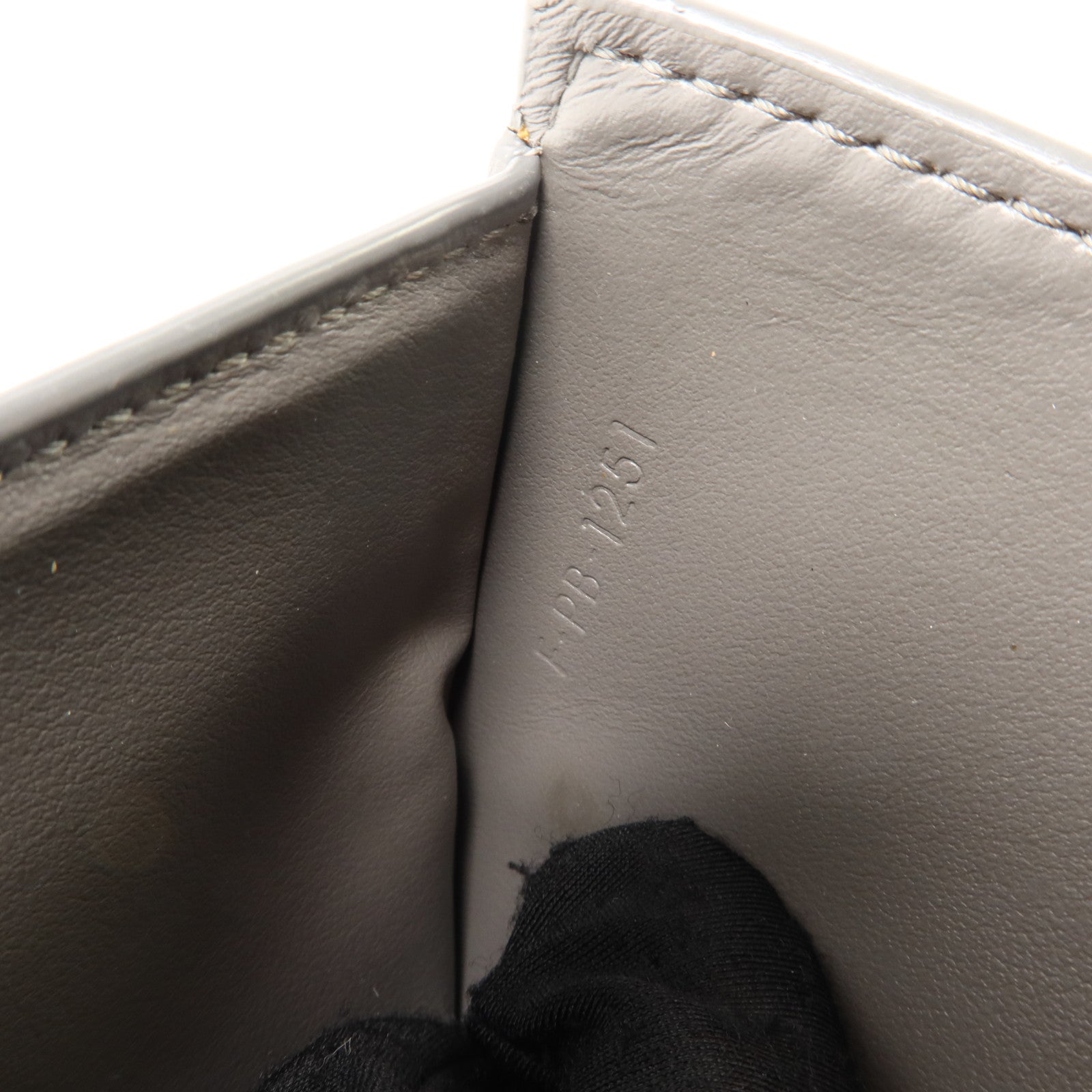 CELINE 牛皮皮革Small Strap Wallet金扣錢包