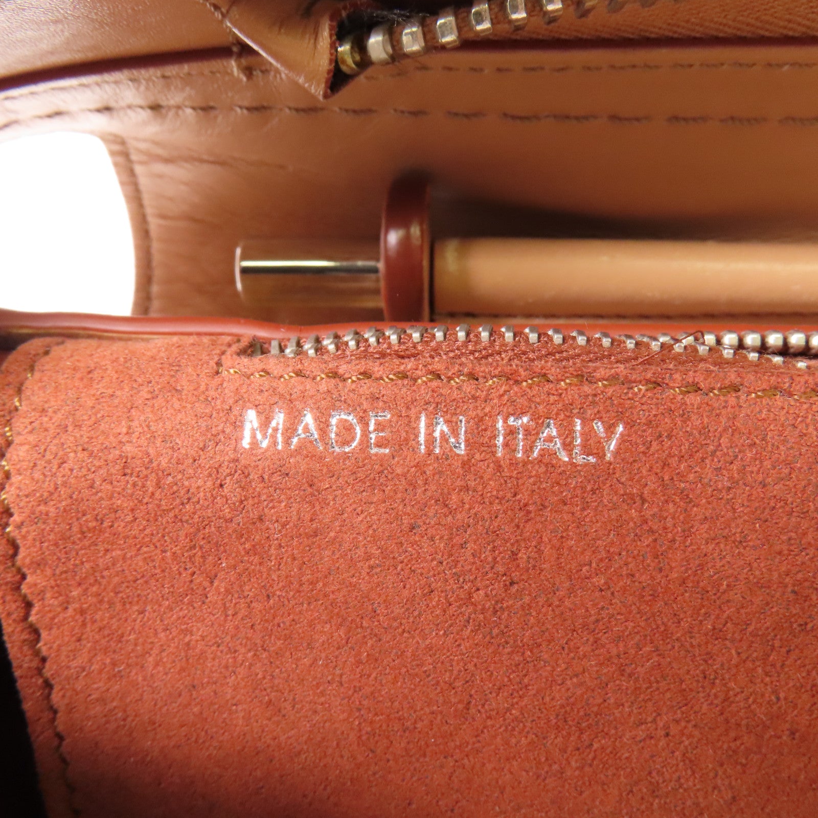 TOD'S 牛皮皮革2 Way Bag銀扣手挽肩背兩用袋