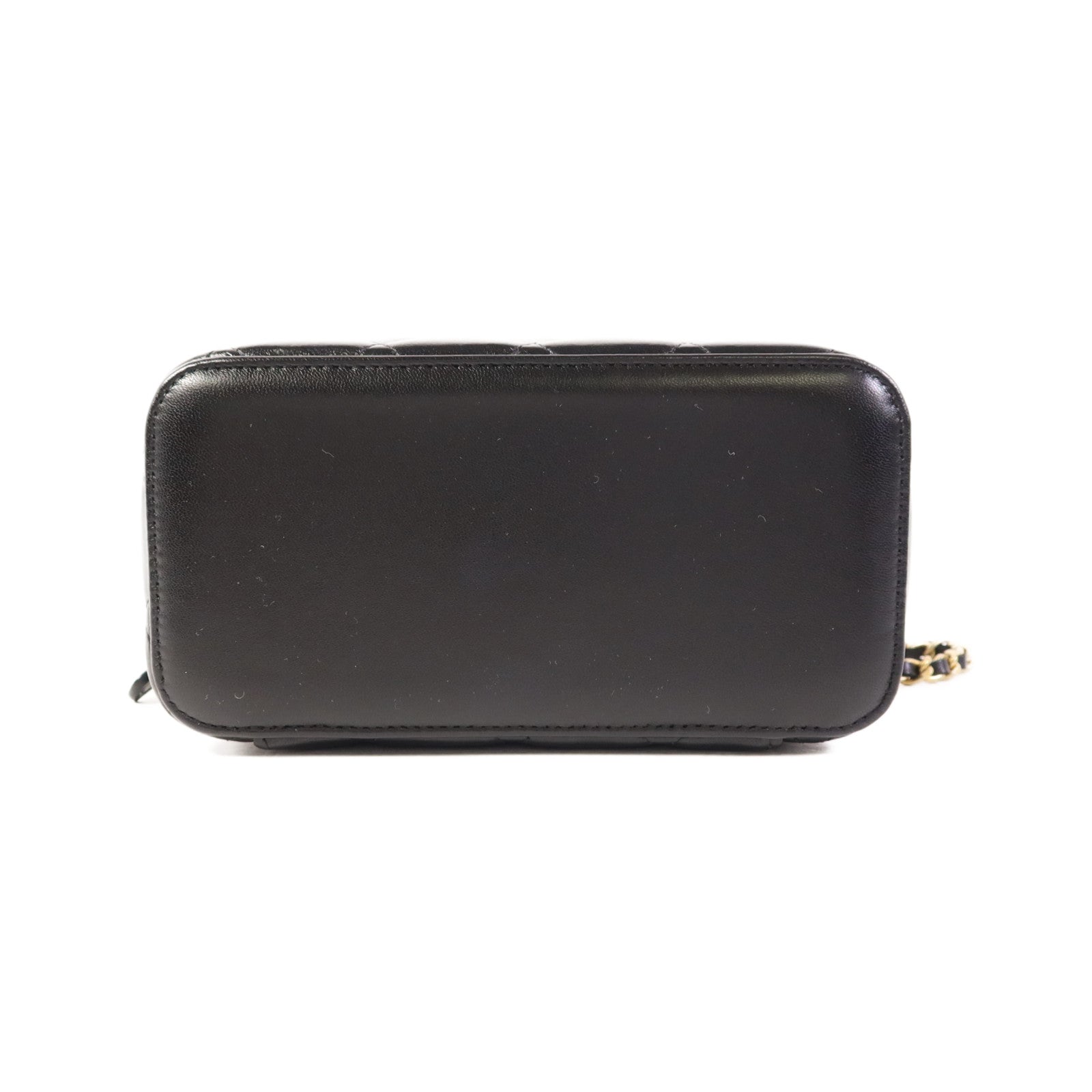 CHANEL 羊皮皮革Vanity Case金扣手挽肩背兩用袋