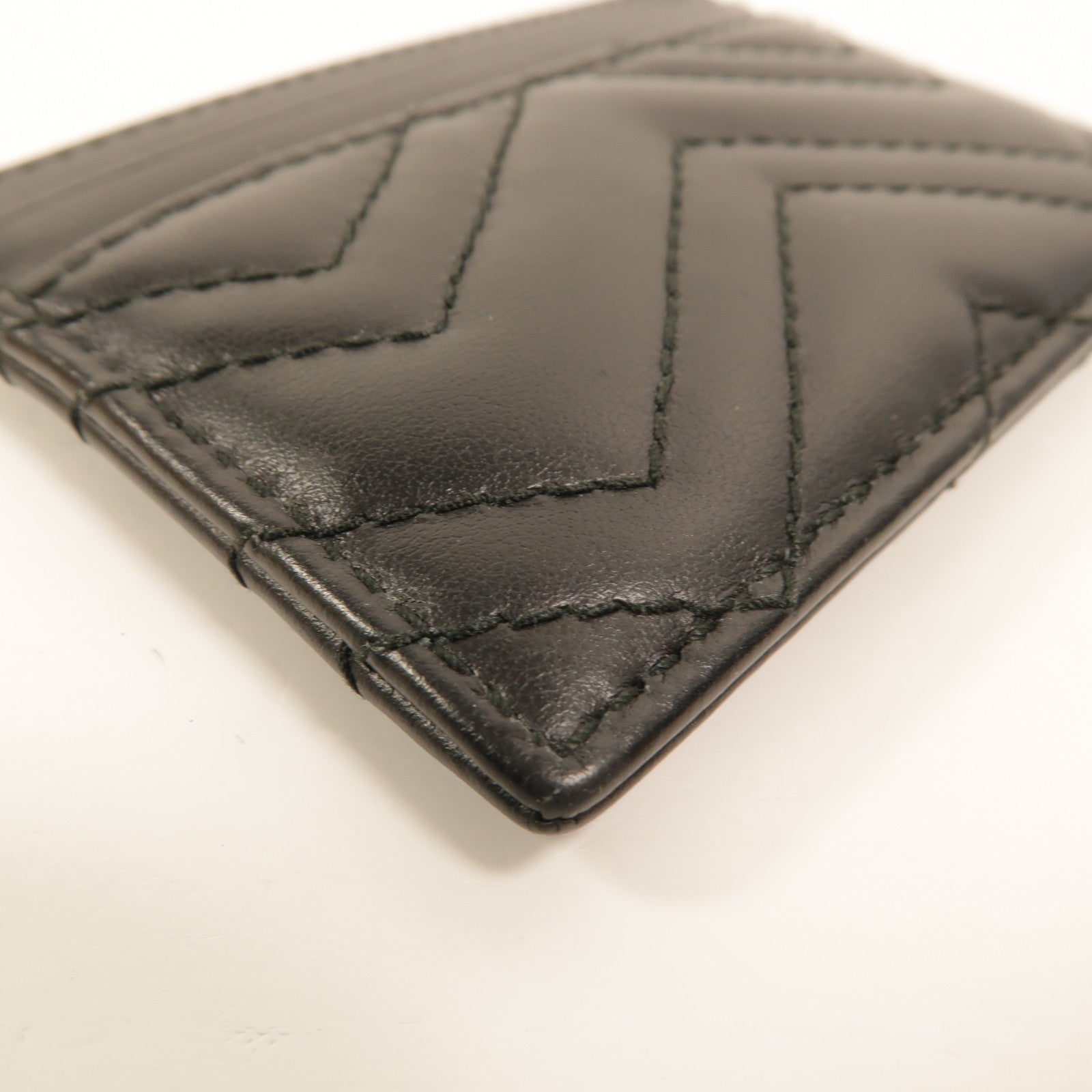 GUCCI 牛皮皮革GG Marmont Card Case卡片套