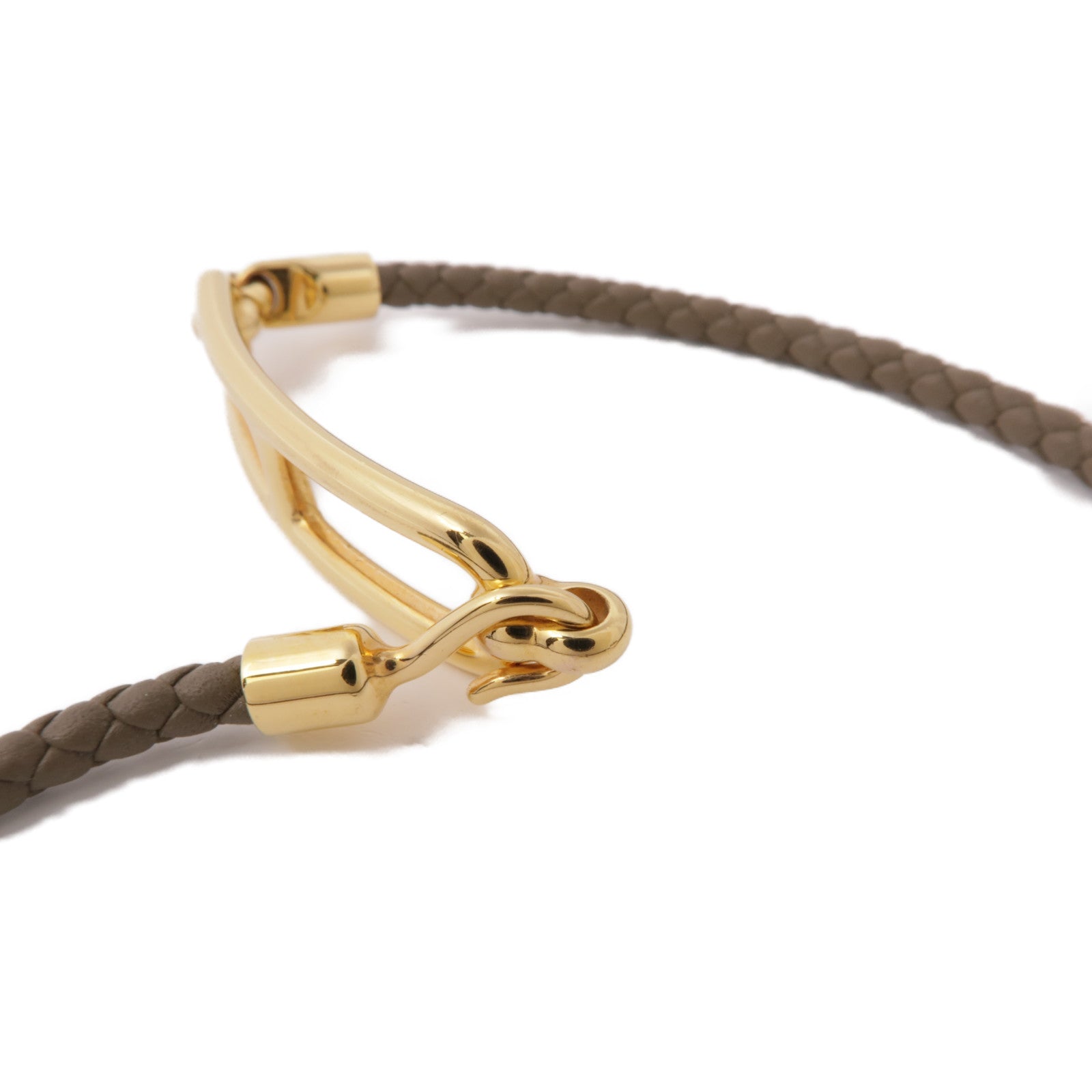 HERMES Swift皮革Roulis Double Tour Bracelet金扣手鏈