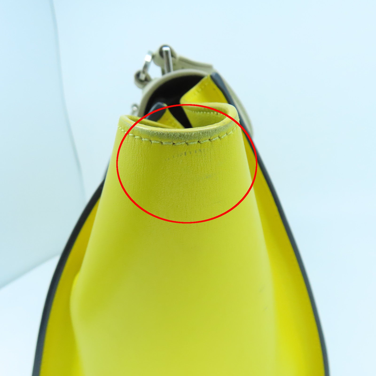 CELINE 【激減優惠】牛皮皮革Celine Tapeze銀扣手挽肩背兩用袋米色/黃色/黑色