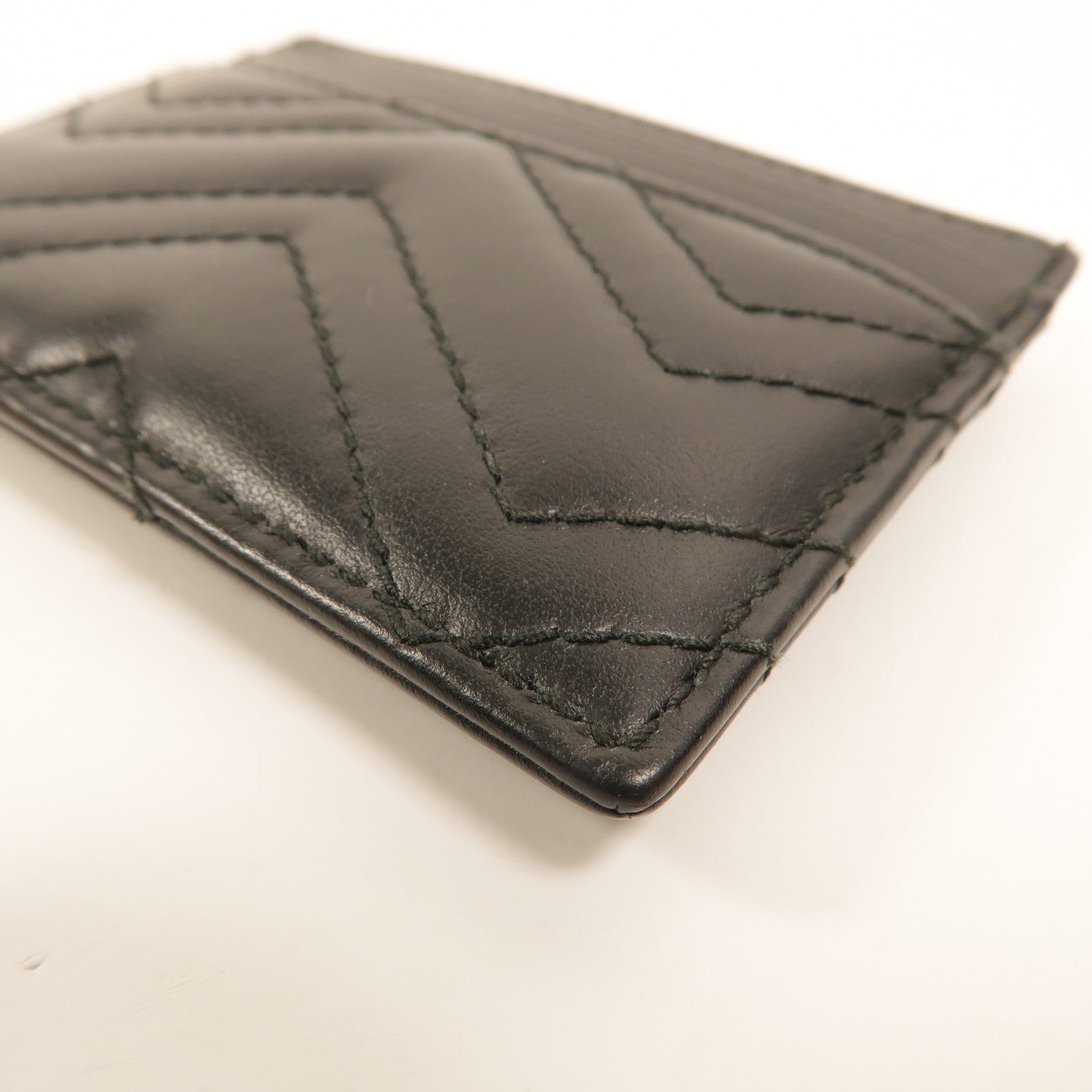 GUCCI 牛皮皮革GG Marmont Card Case卡片套
