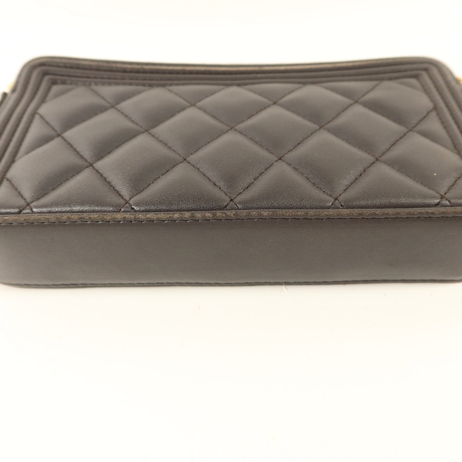 CHANEL 羊皮皮革Chain Shoulder Bag鏈帶肩背袋