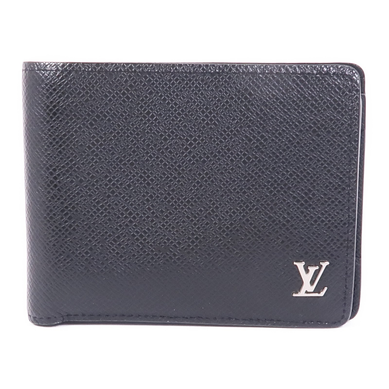 LOUIS VUITTON Taiga Multiple Wallet銀扣錢包