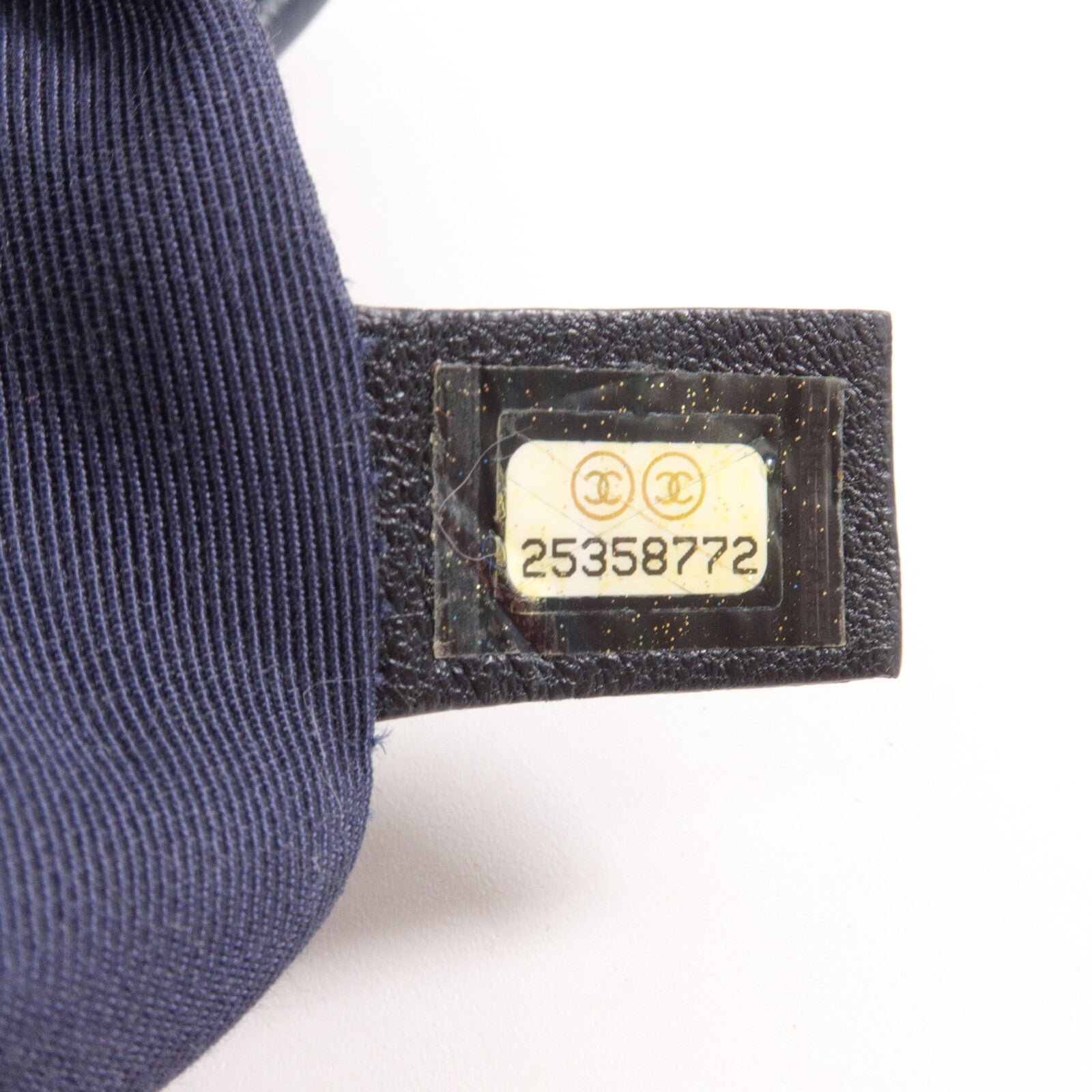 CHANEL 牛仔布Gabrielle Hobo鏈帶肩背袋