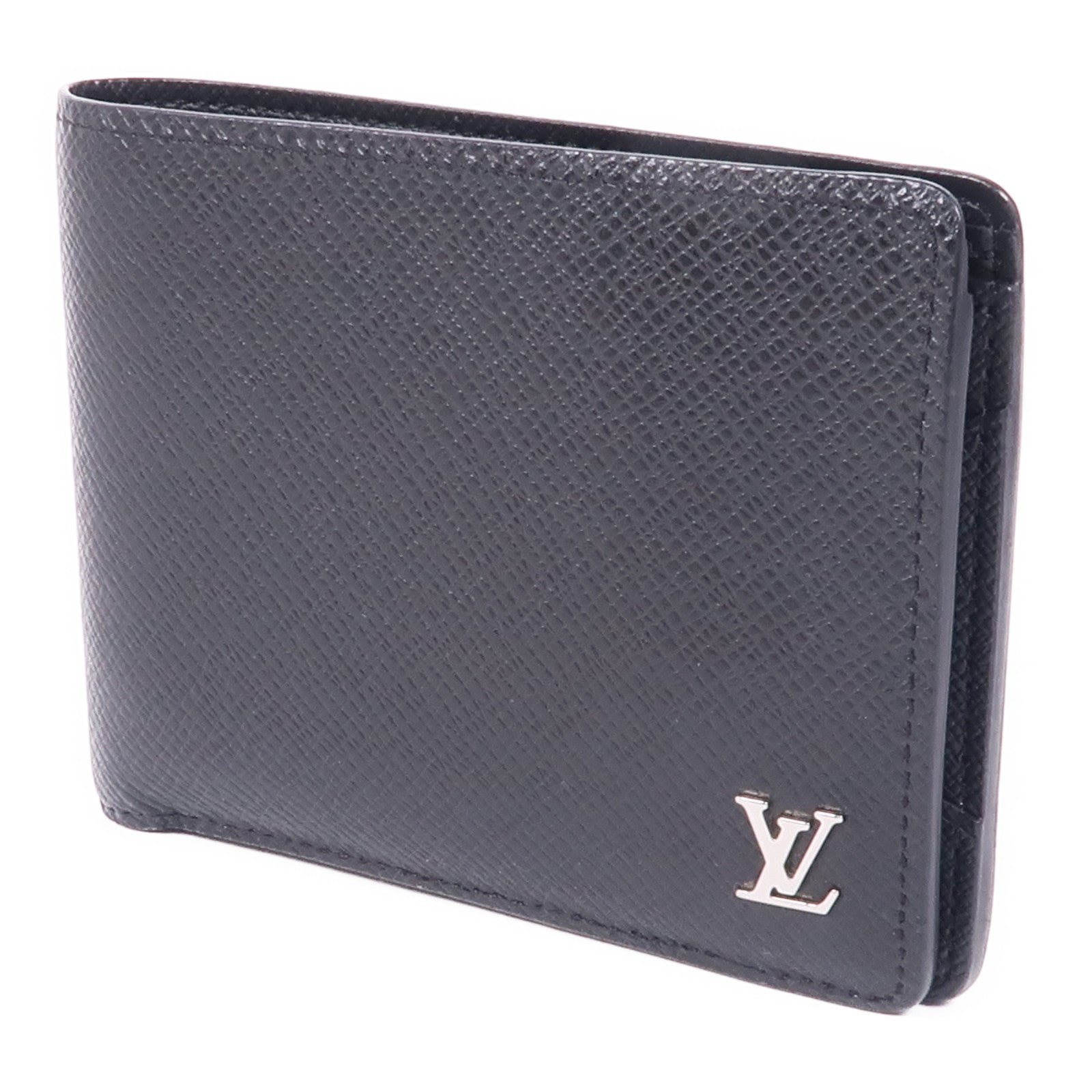 LOUIS VUITTON Taiga Multiple Wallet銀扣錢包