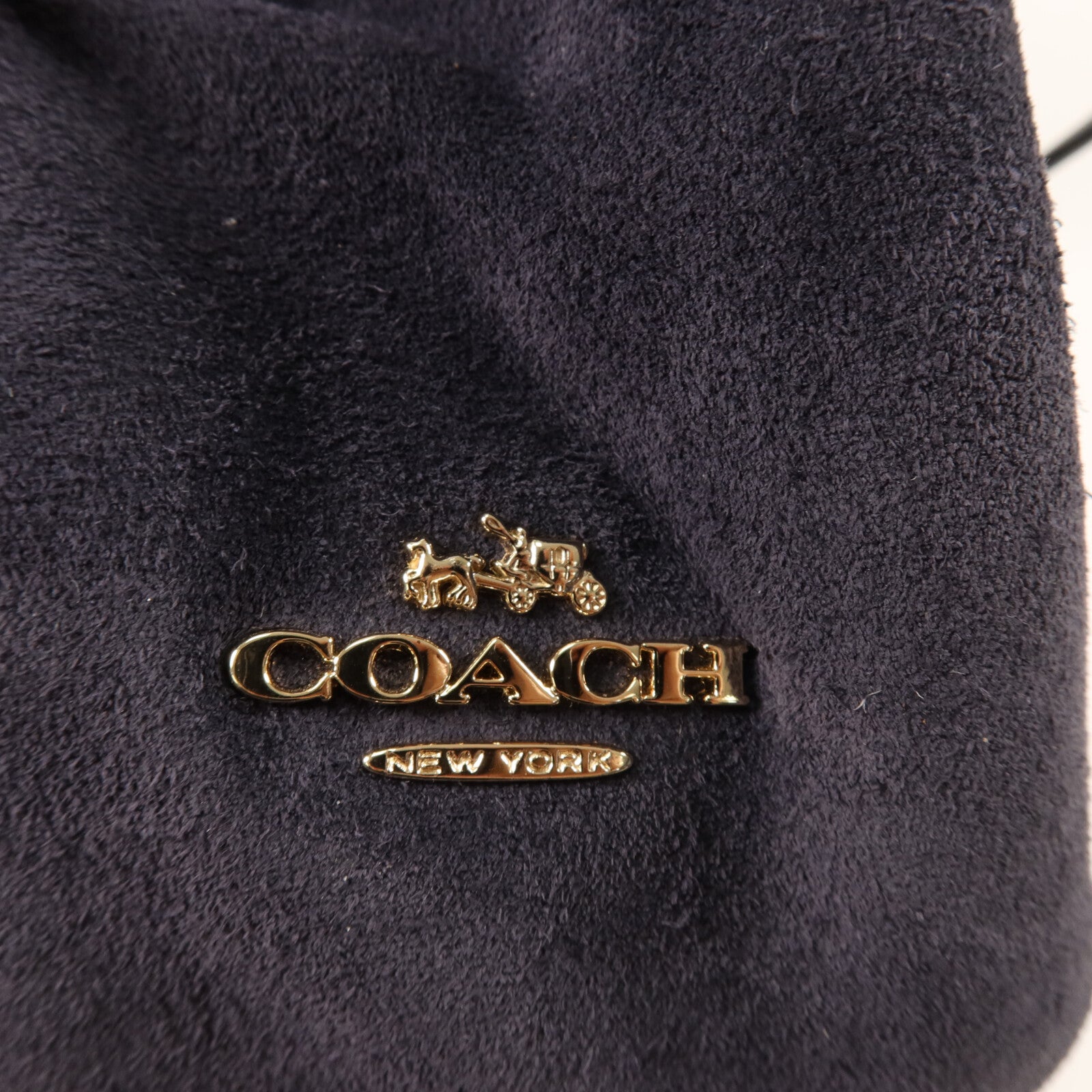COACH 牛皮/麂皮皮革Shoulder Bag肩背袋