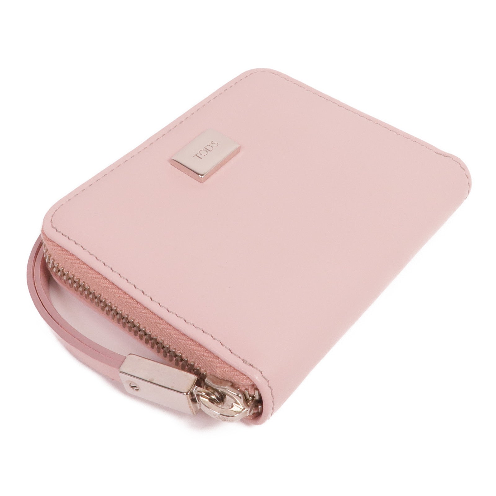 TOD'S 【激減優惠】皮革Wallet銀扣錢包