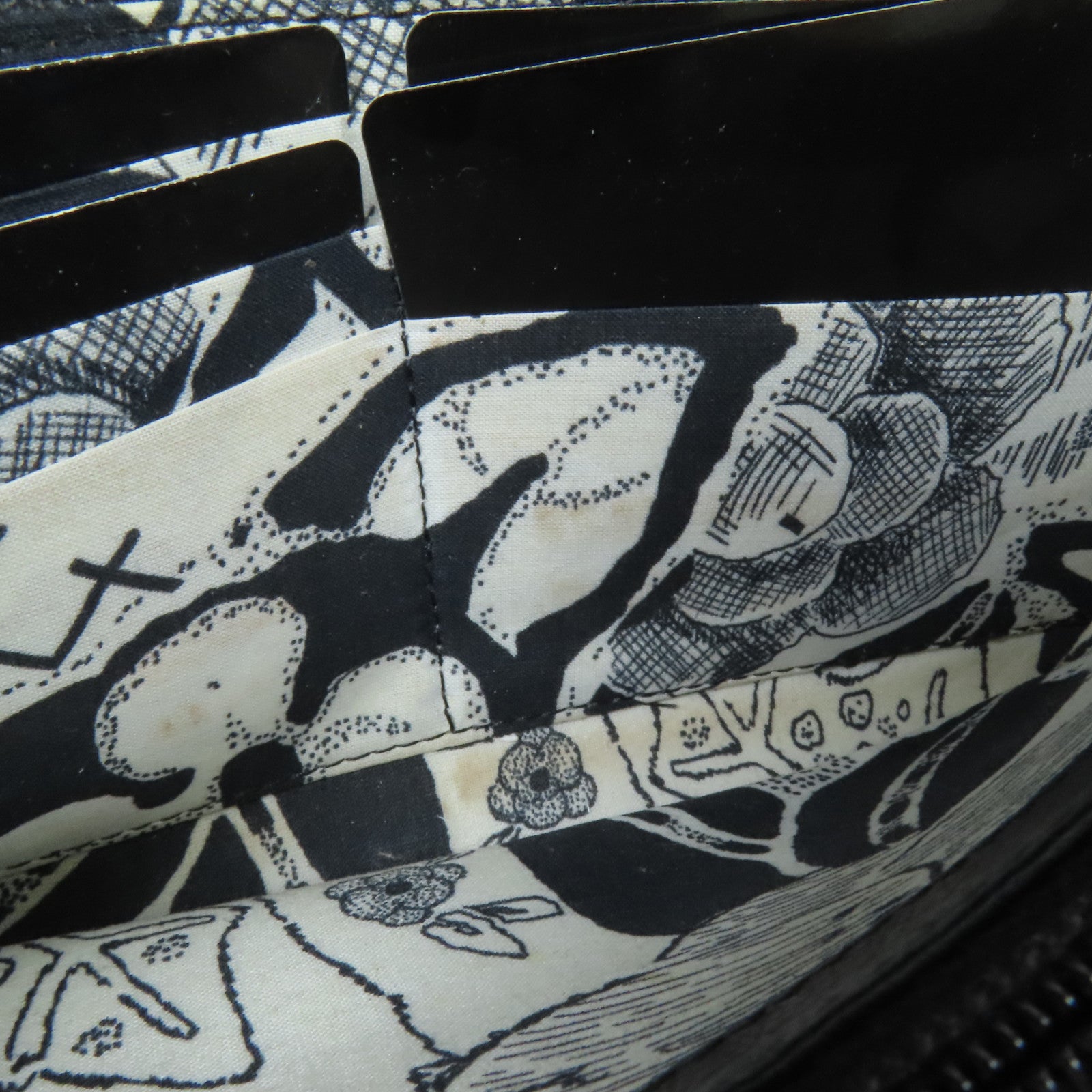 CHANEL 牛皮皮革Long Wallet金扣長錢包