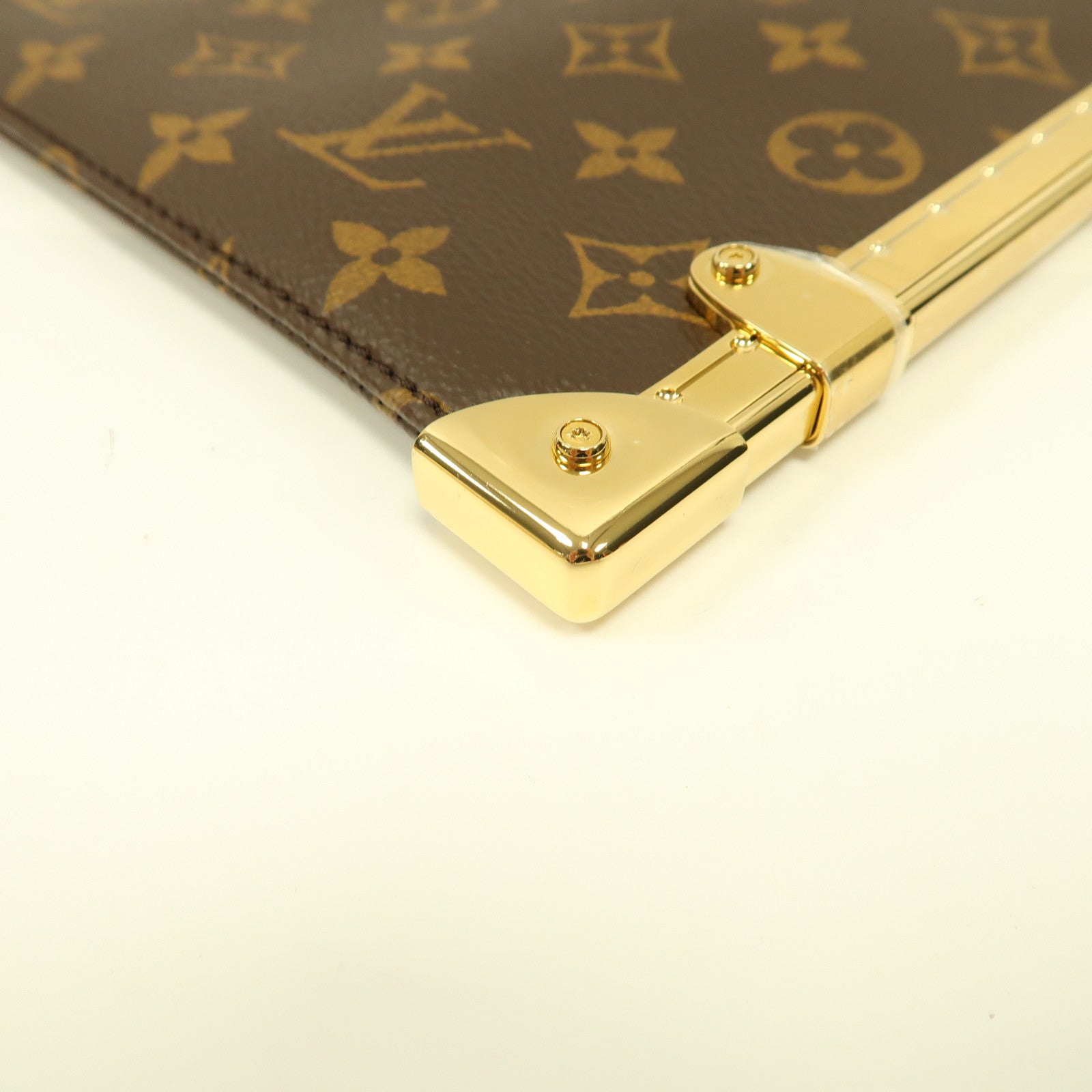 LOUIS VUITTON 【激減優惠】Monogram Lucky Trunk金扣肩背袋啡色