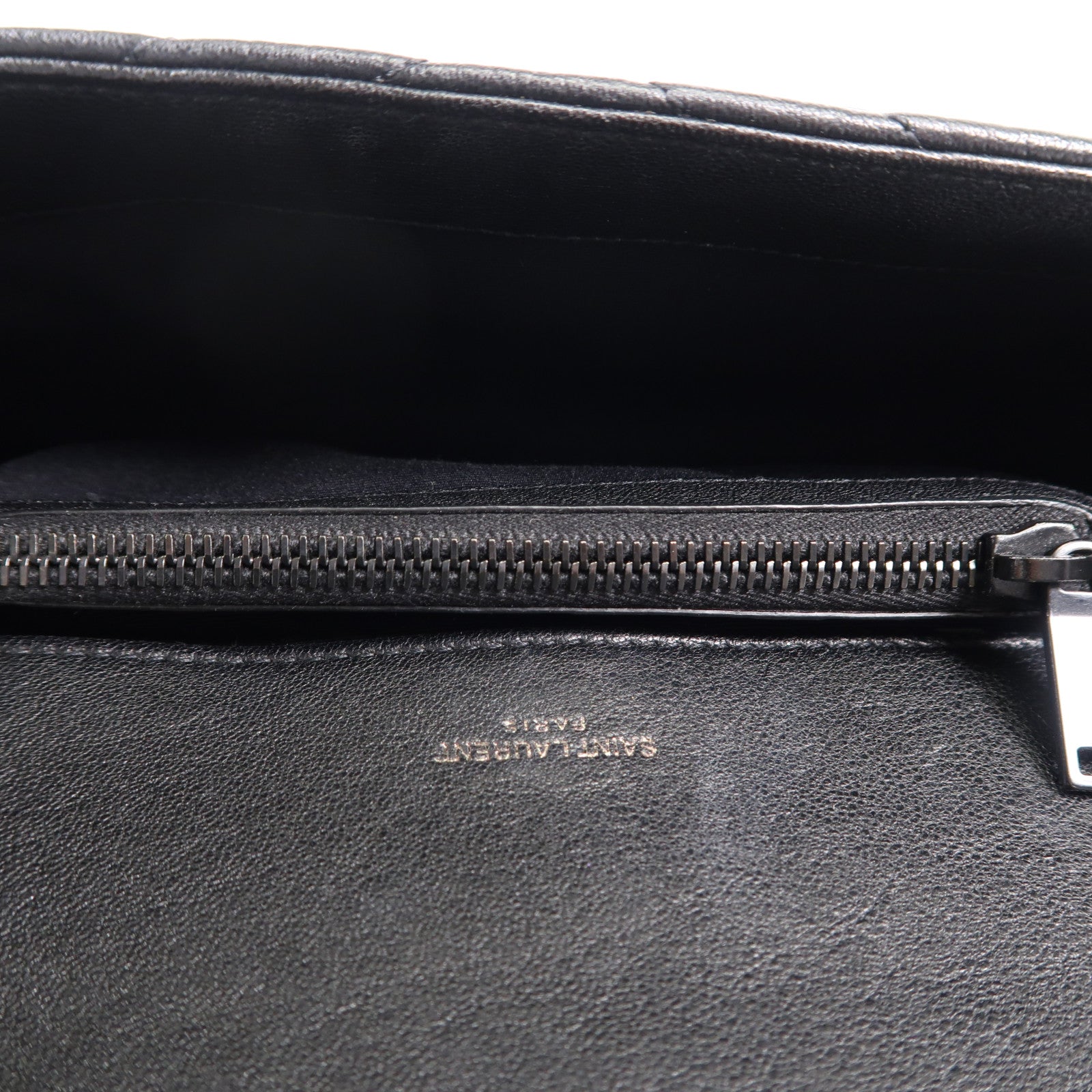 SAINT LAURENT 羊皮皮革College鏈帶手挽肩背兩用袋