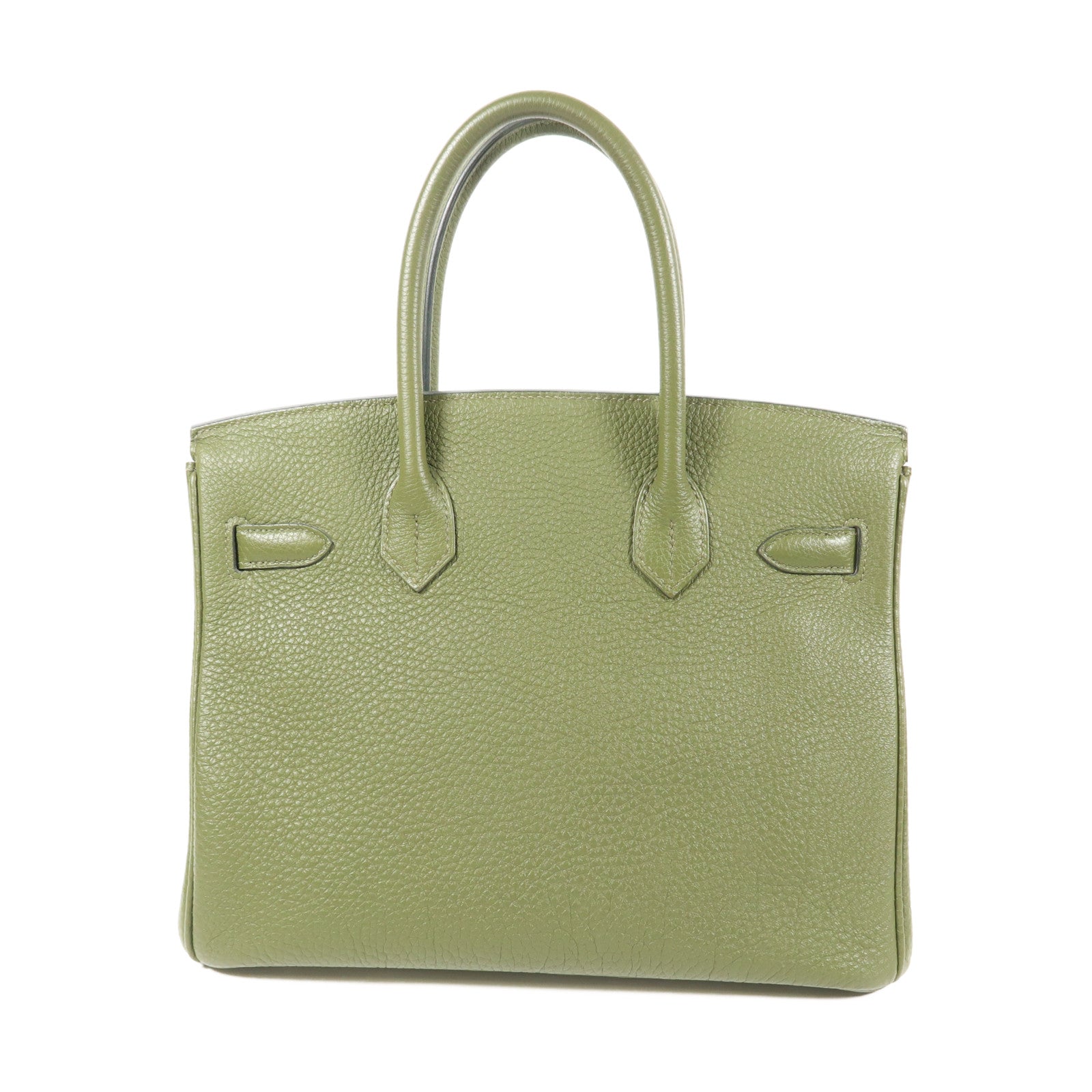 HERMES Togo皮革Birkin 30銀扣手挽袋Canopee