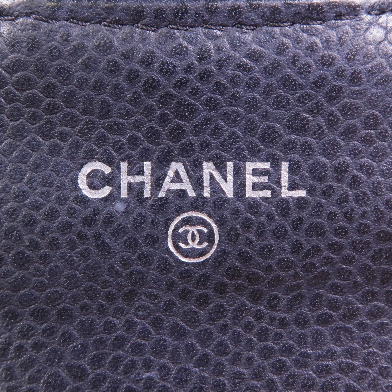 CHANEL 牛皮皮革Card/Coin Case銀扣零錢包/卡片套