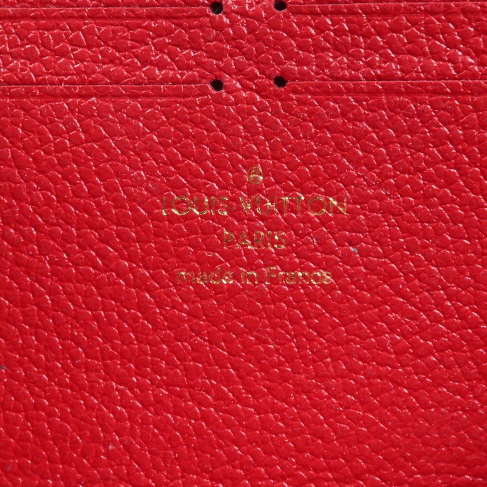 LOUIS VUITTON Monogram Empreinte Empreinte Clemence Wallet長錢包