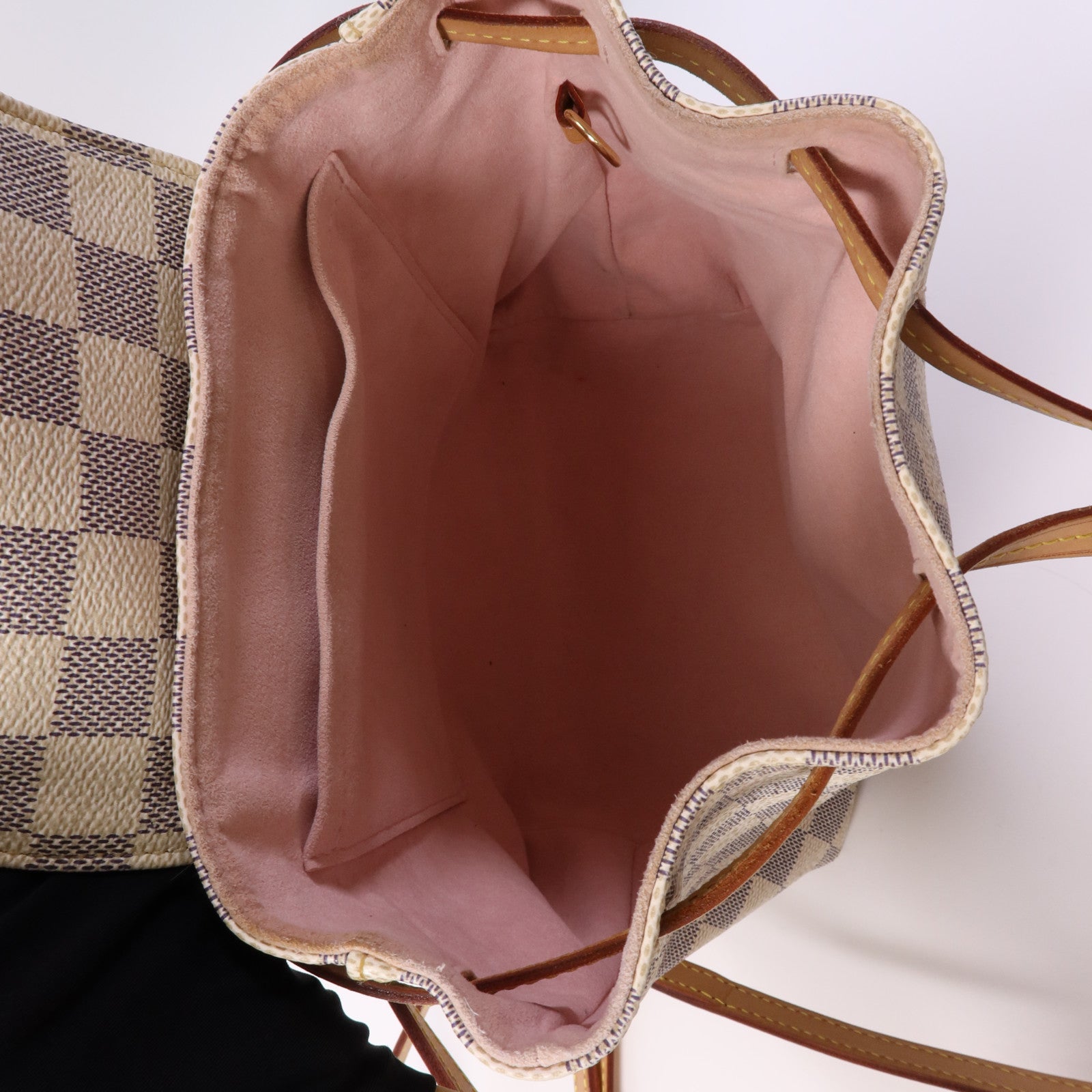 LOUIS VUITTON Damier Azur Sperone BB金扣背包