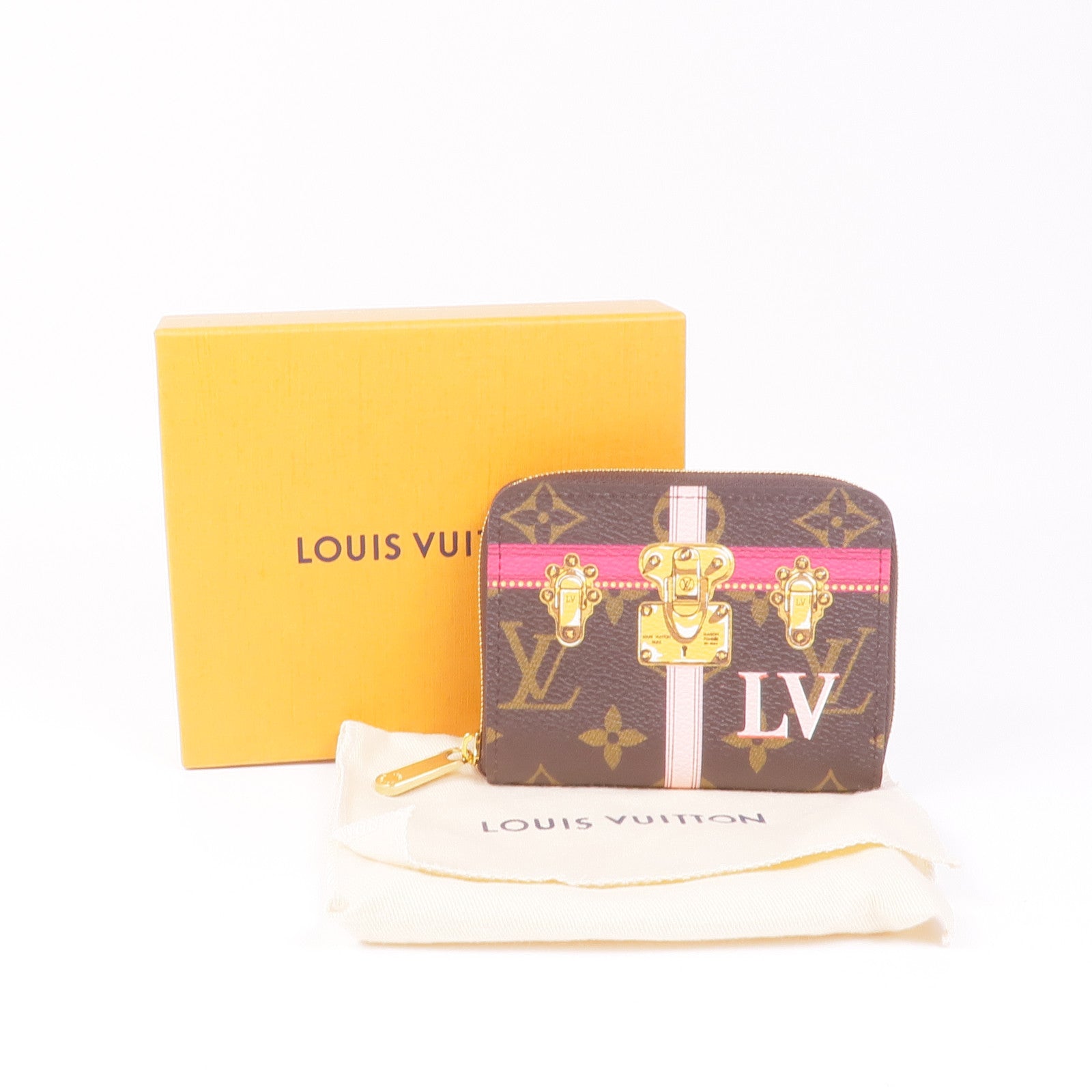LOUIS VUITTON Monogram Card Case金扣卡片套