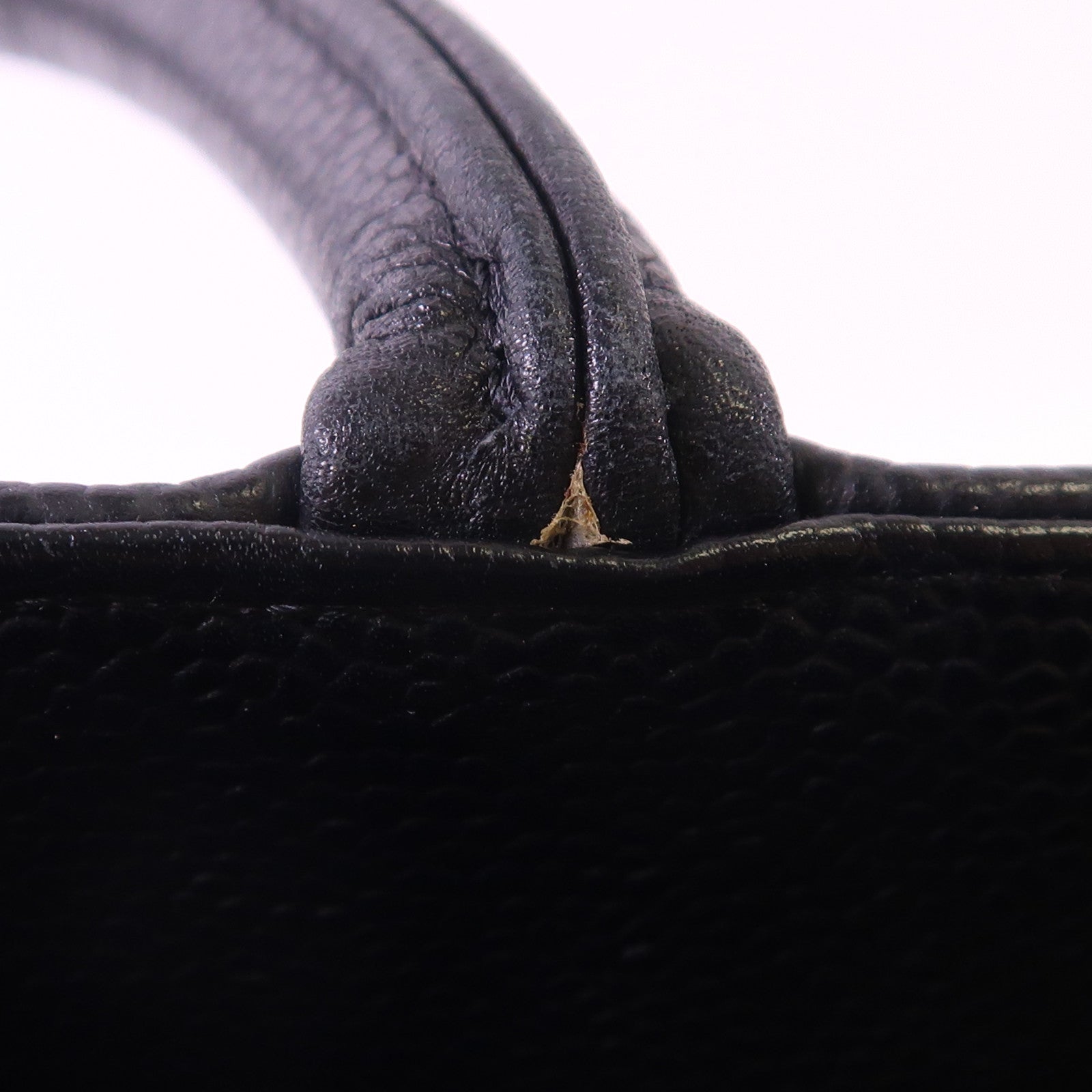 CHANEL 牛皮皮革Handbag金扣手挽袋