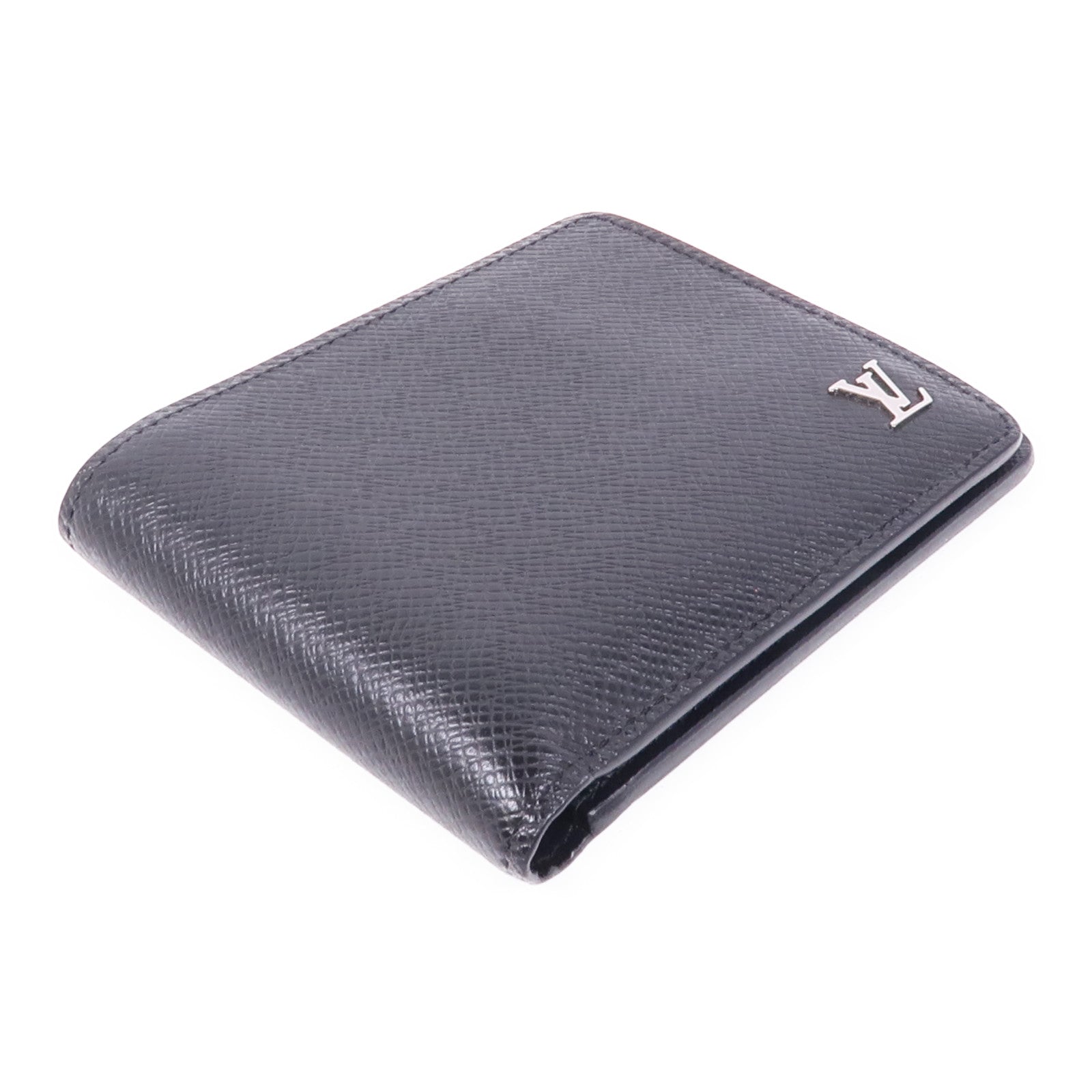 LOUIS VUITTON Taiga Multiple Wallet銀扣錢包
