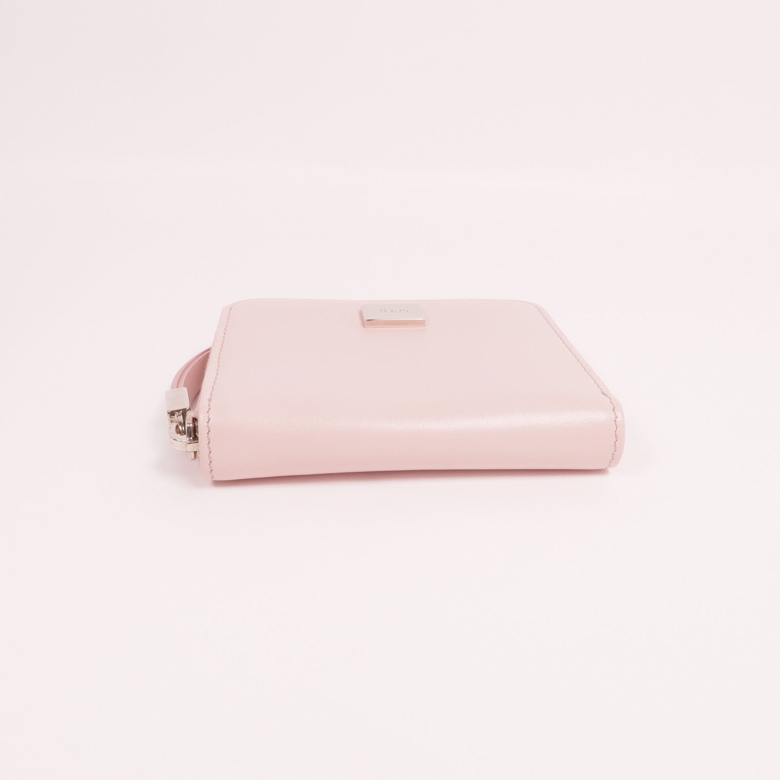 TOD'S 【激減優惠】皮革Wallet銀扣錢包
