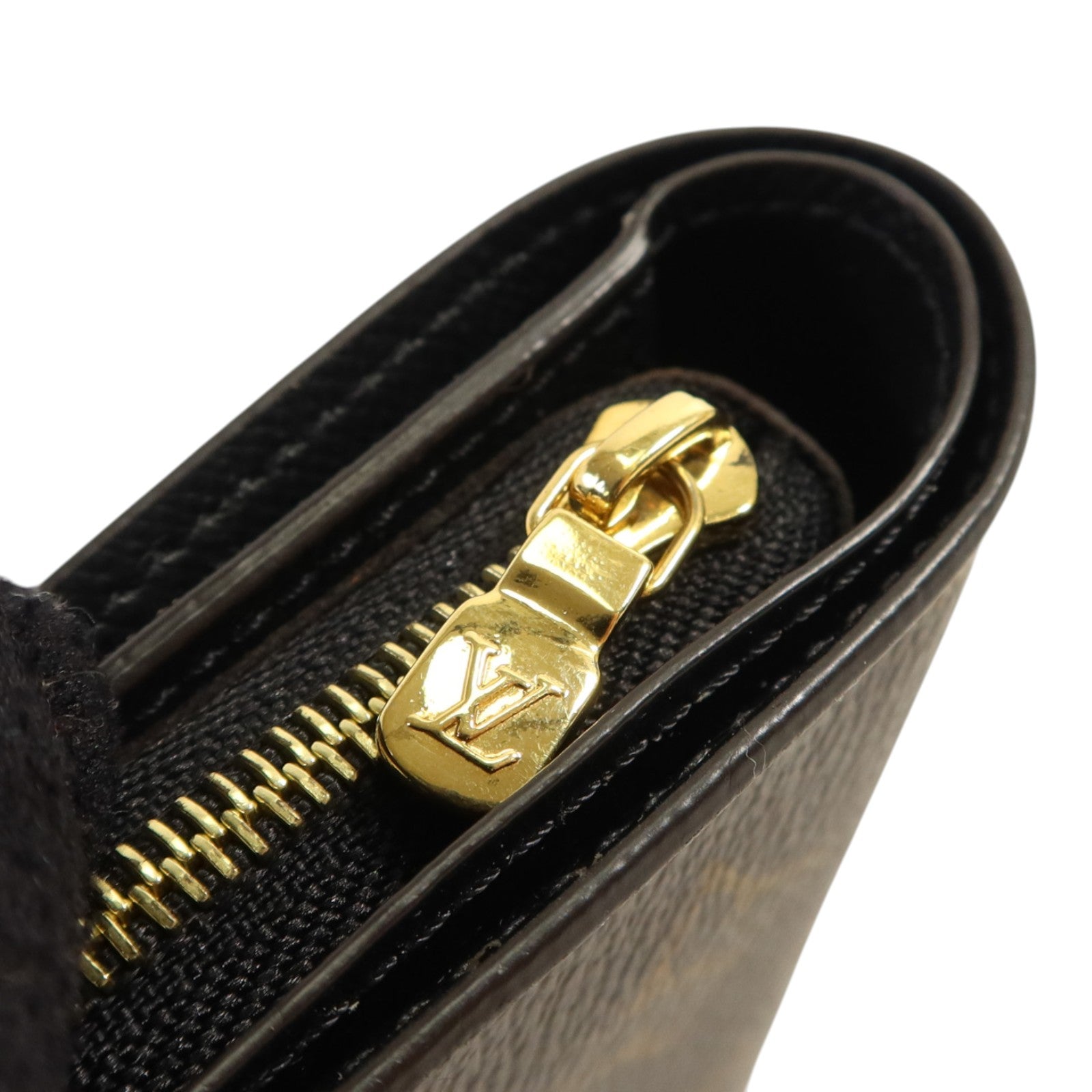 LOUIS VUITTON Monogram Reverse Juliette金扣錢包