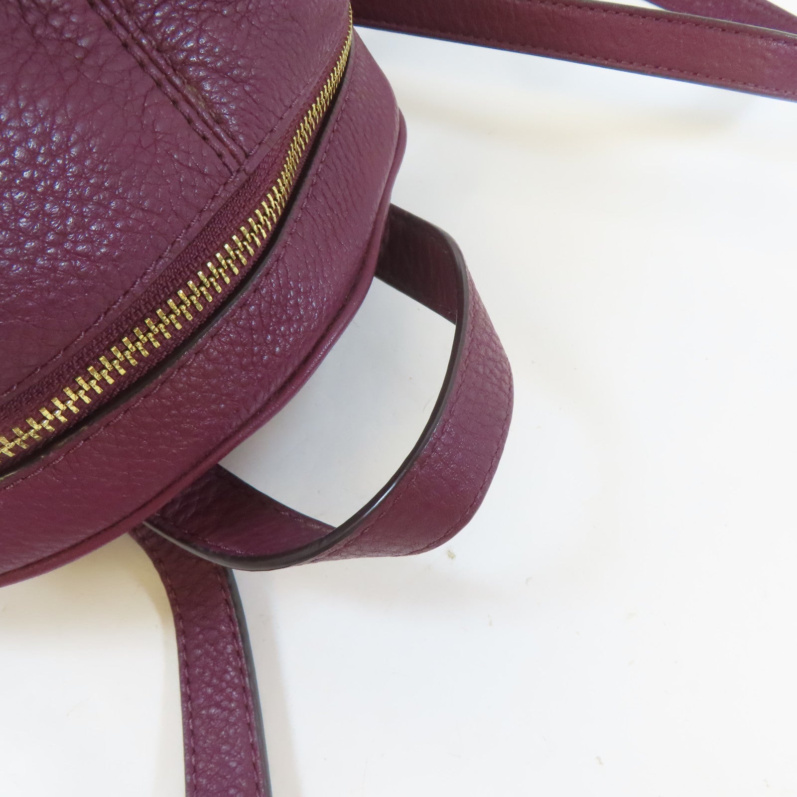 Michael Kors 【激減優惠】牛皮皮革Backpack金扣背包紫色