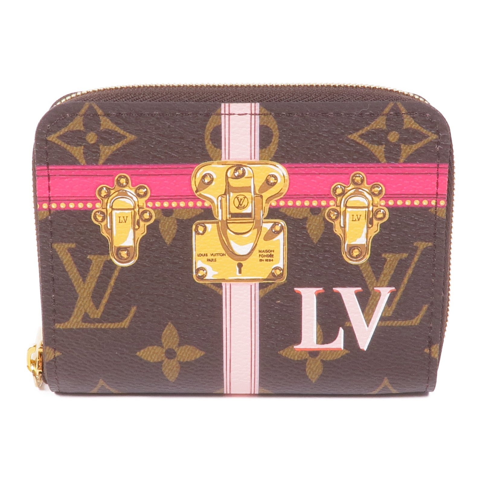 LOUIS VUITTON Monogram Card Case金扣卡片套