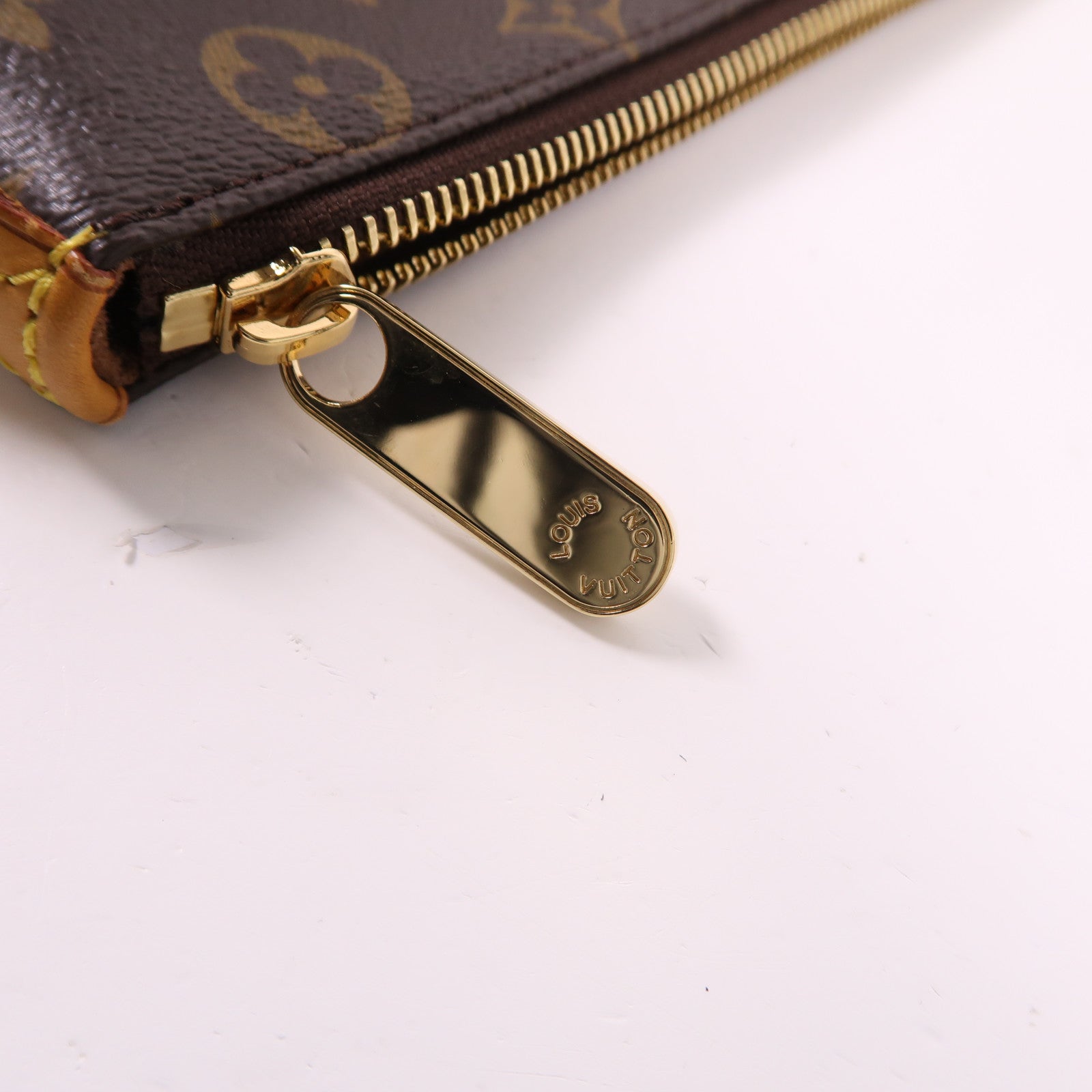 LOUIS VUITTON Monogram Totally MM金扣肩背袋棕色