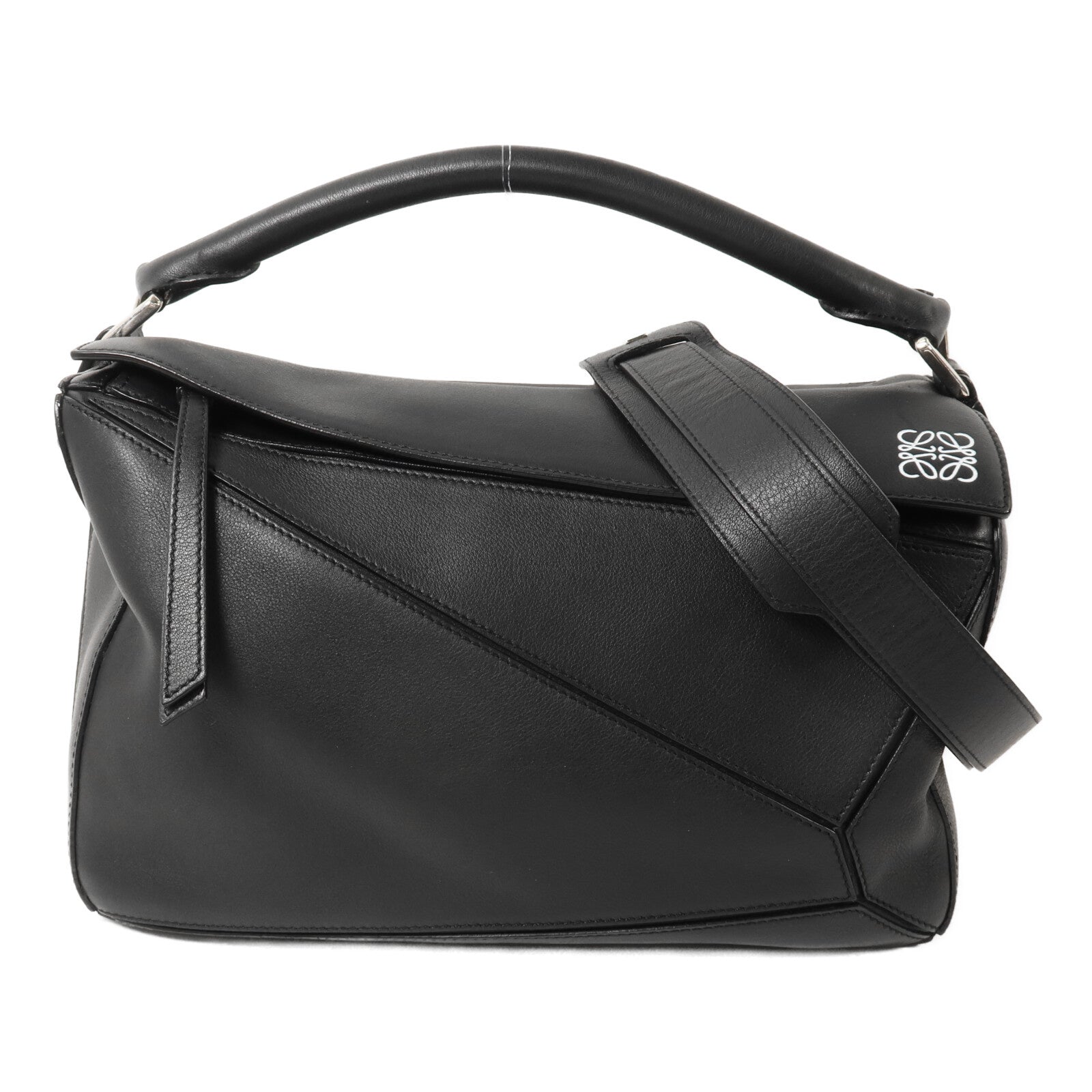 LOEWE 牛皮皮革Puzzle Medium手挽肩背兩用袋