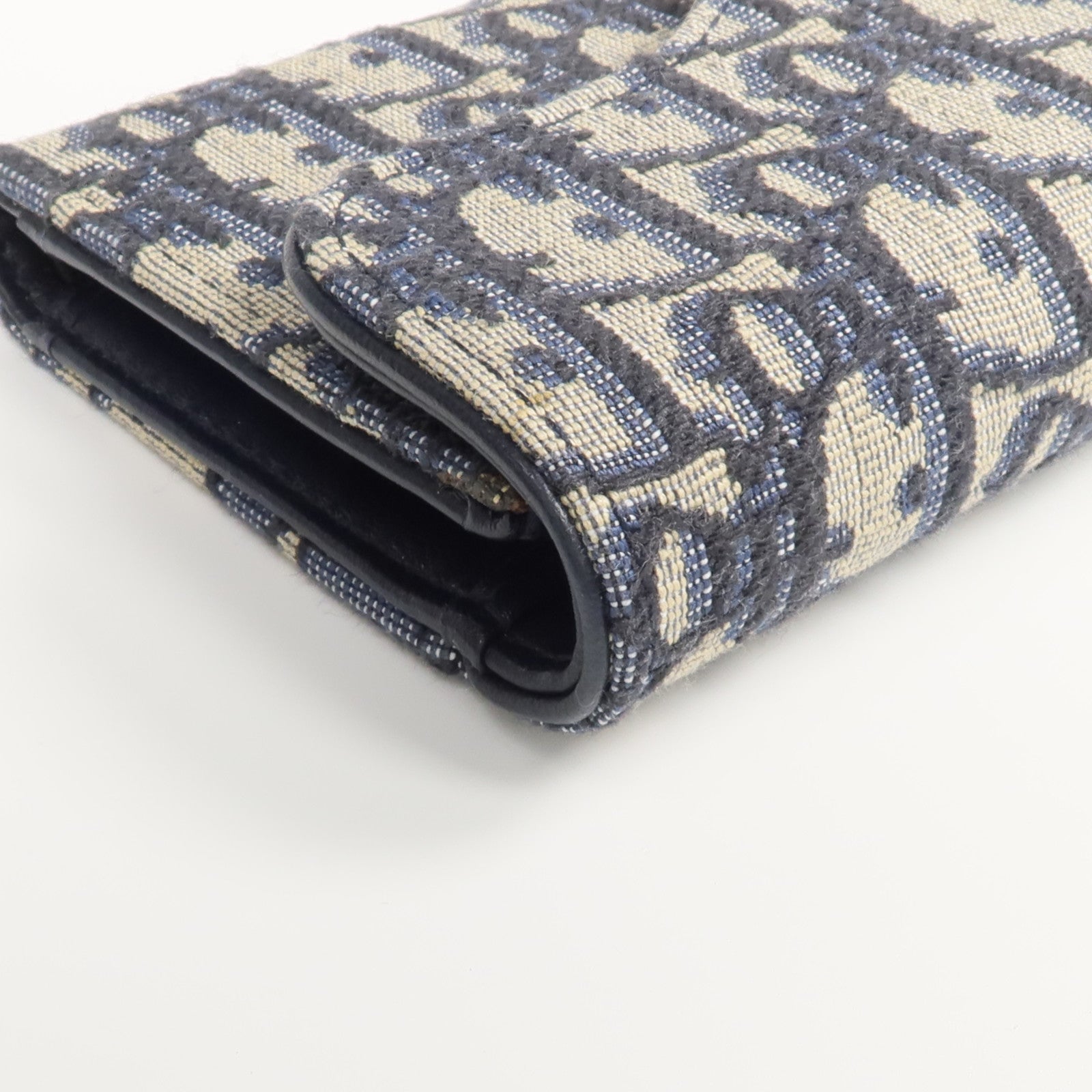 Dior 帆布Saddle Lotus Wallet金扣錢包