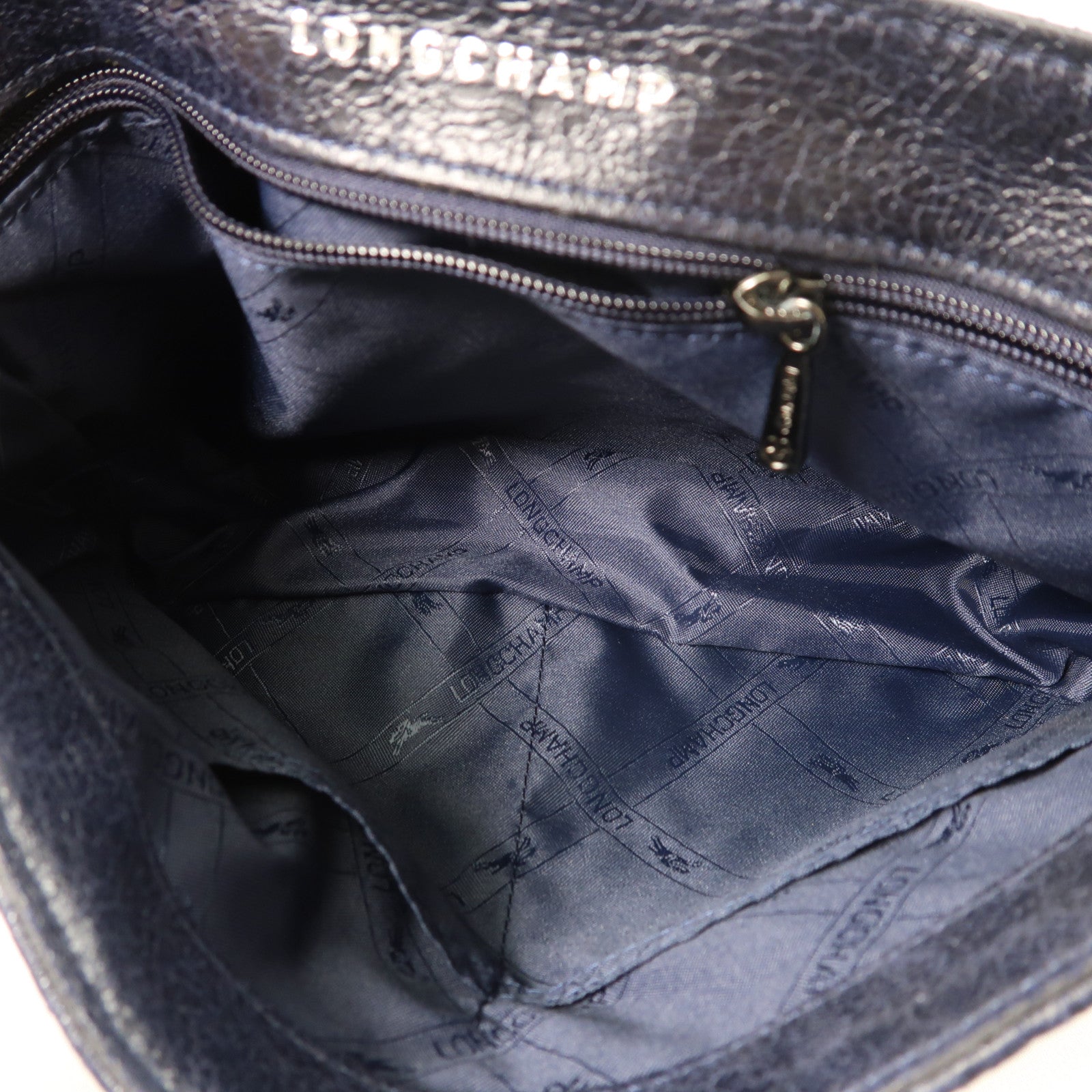 Longchamp 牛皮皮革Chain Shoulder鏈帶肩背袋