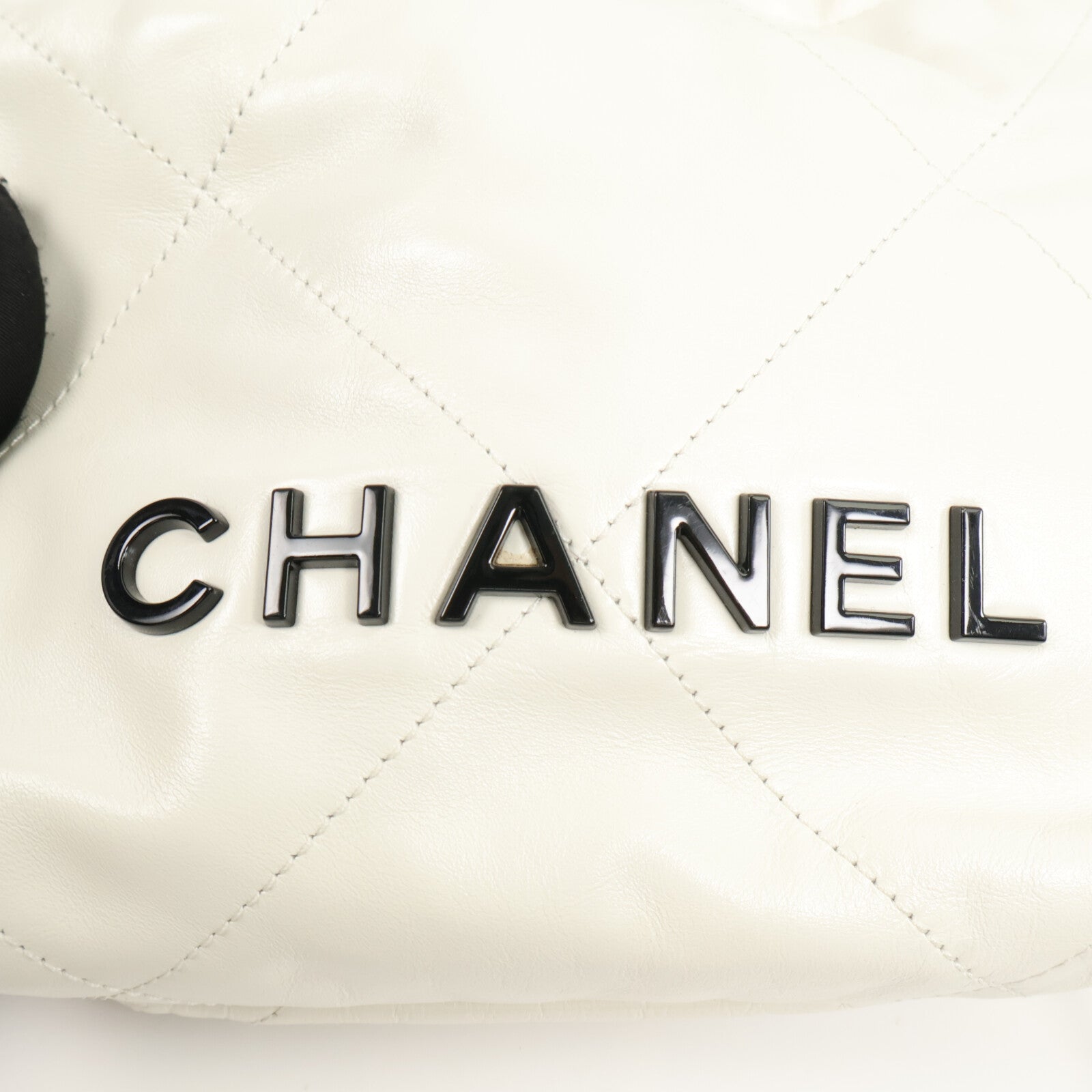 CHANEL 牛皮皮革Chanel 22 Mini鏈帶手挽肩背兩用袋