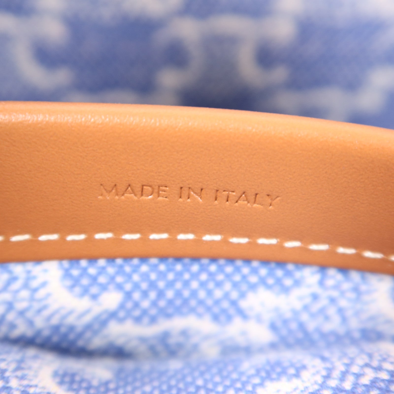 CELINE 帆布Small Cabas Thais金扣手挽肩背兩用袋