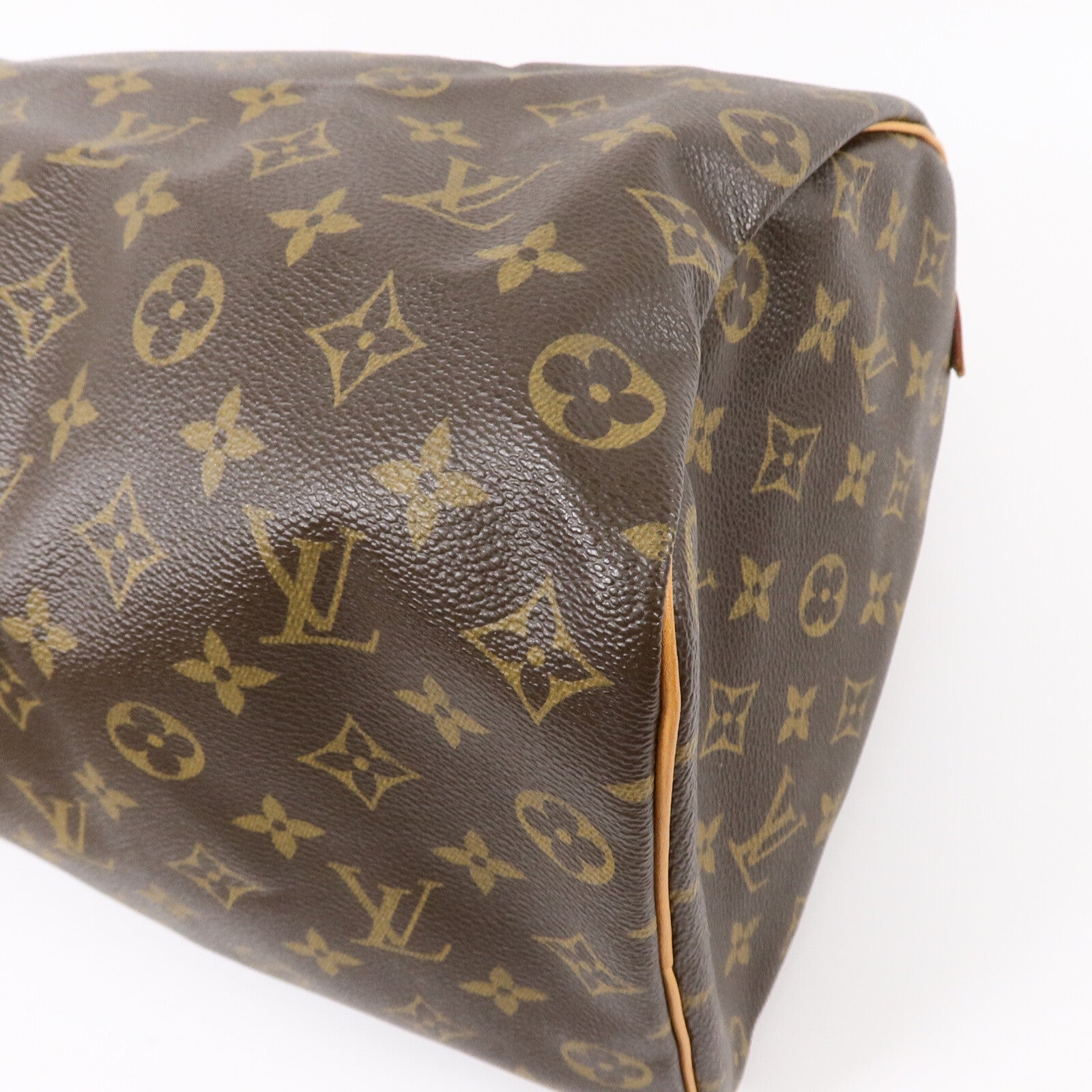 LOUIS VUITTON Monogram Speedy 35金扣手挽袋