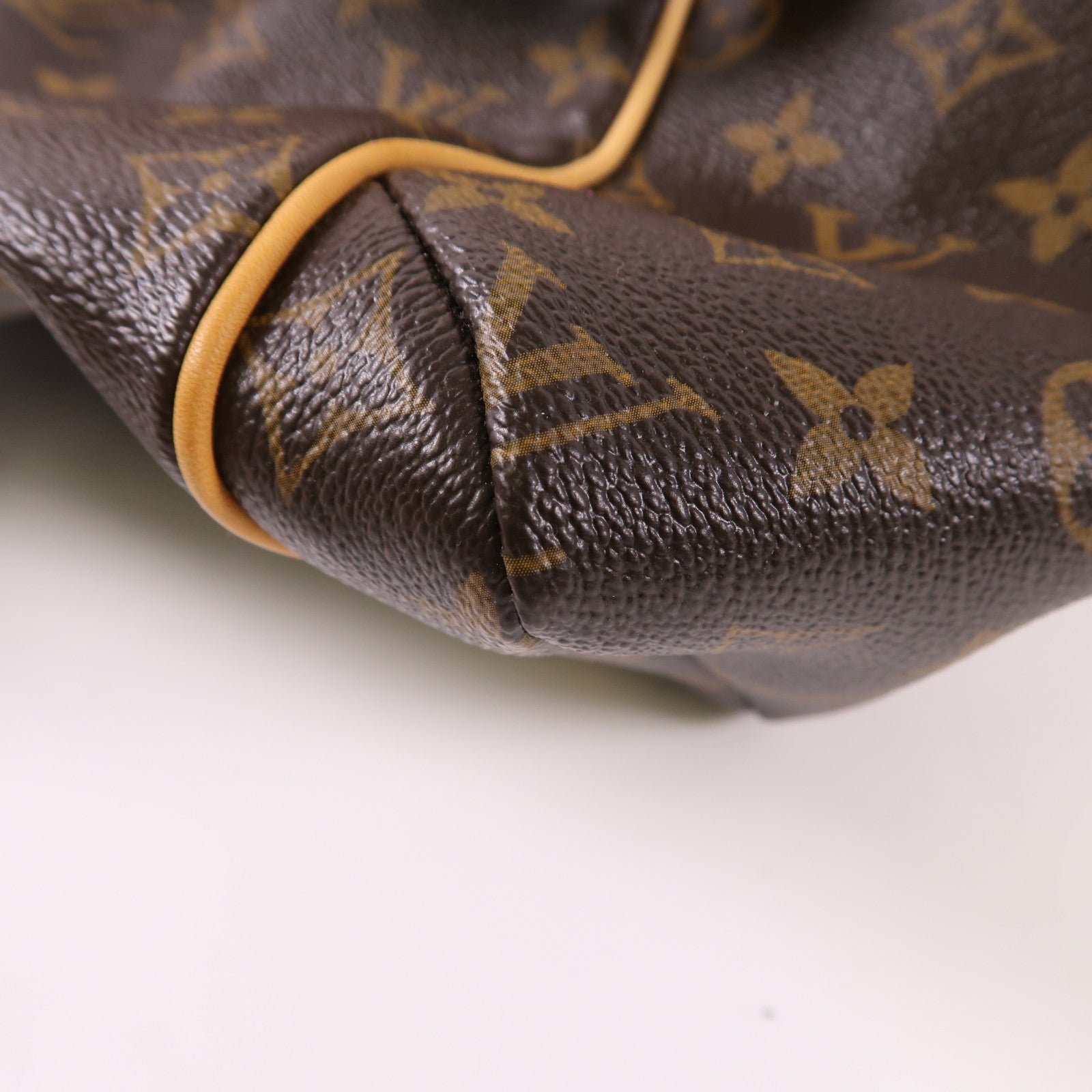 LOUIS VUITTON Monogram Totally MM金扣肩背袋棕色